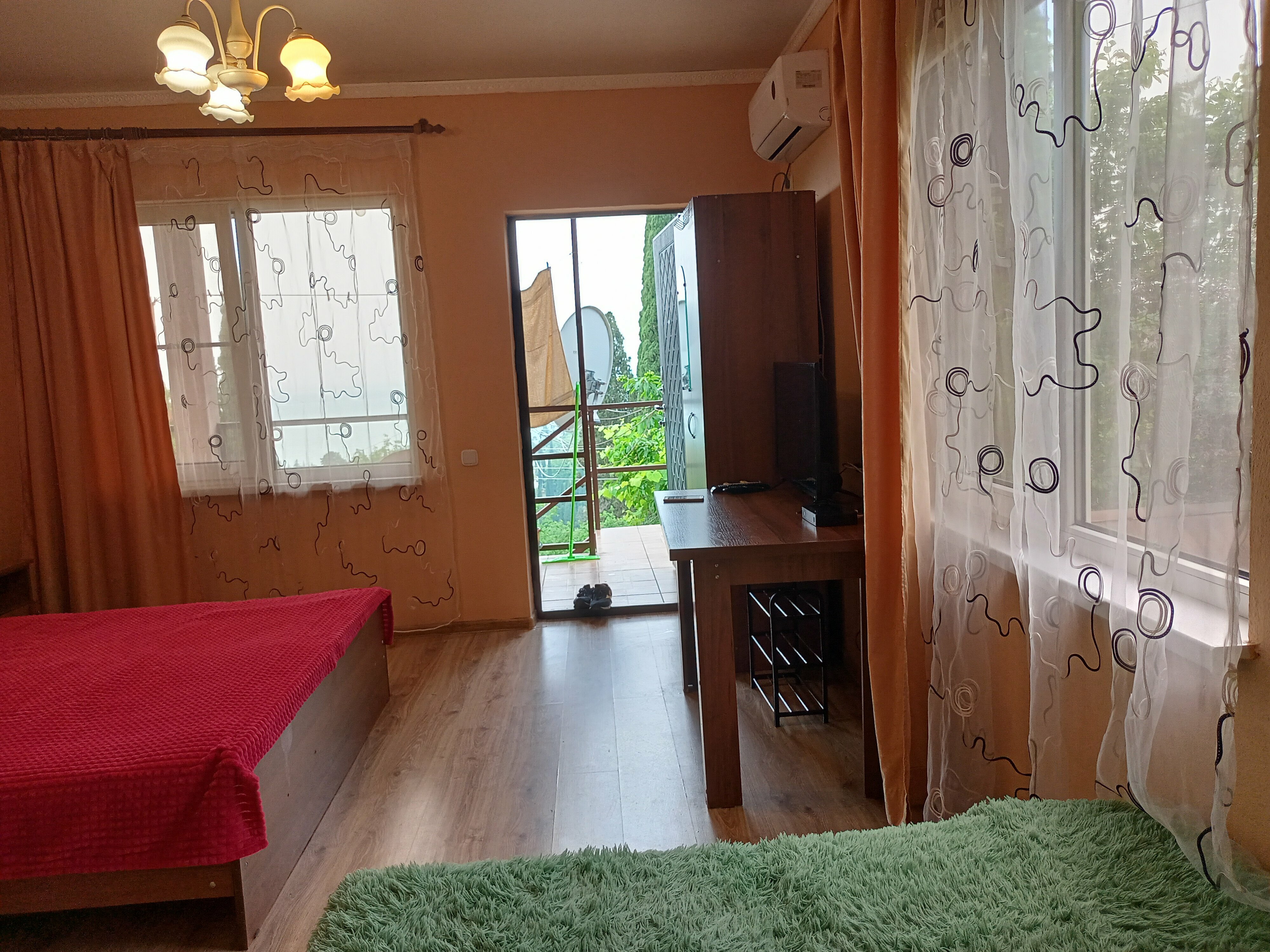 Четырехместный номер с видом на море