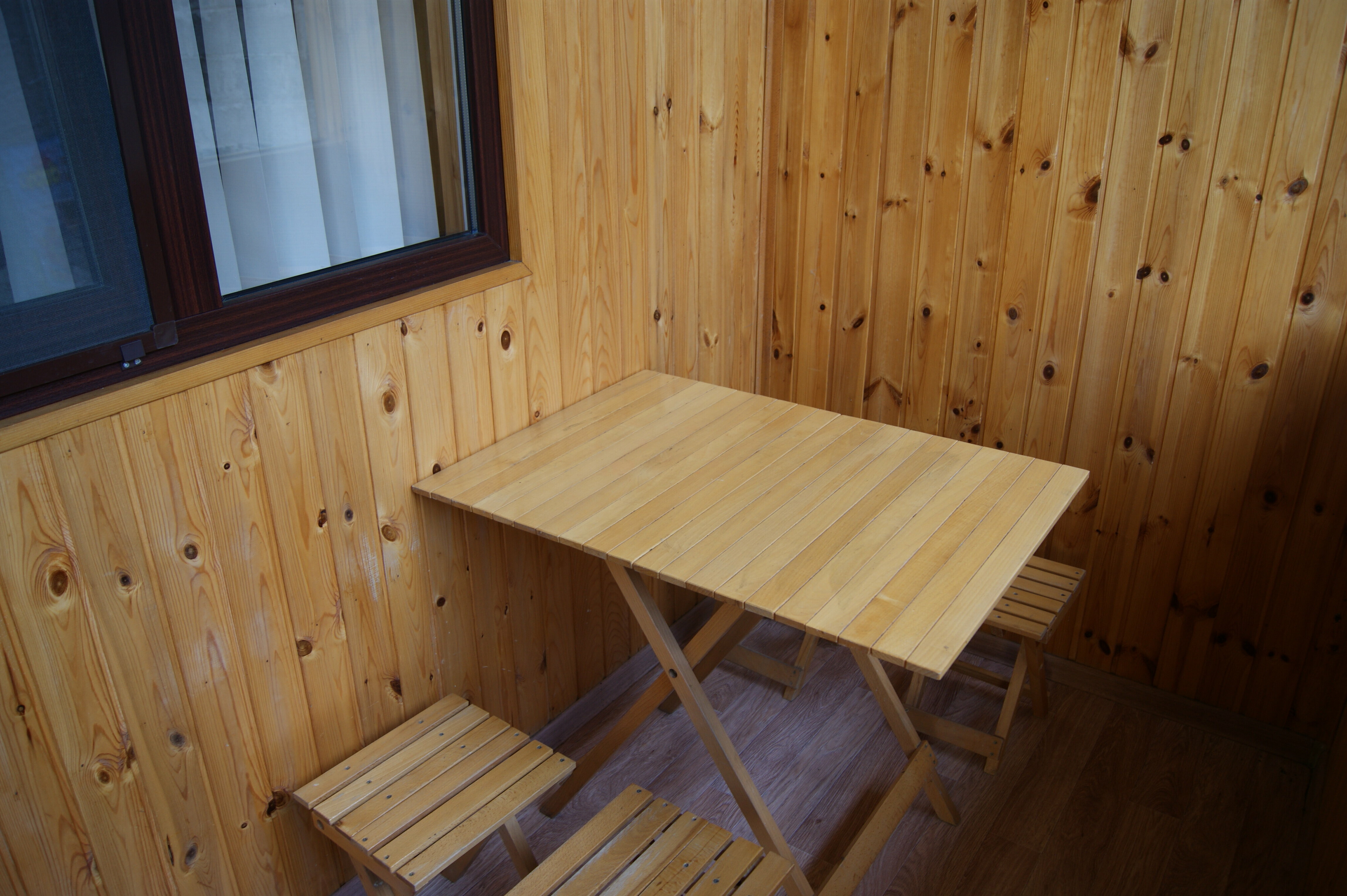 Трехместный номер с террасой