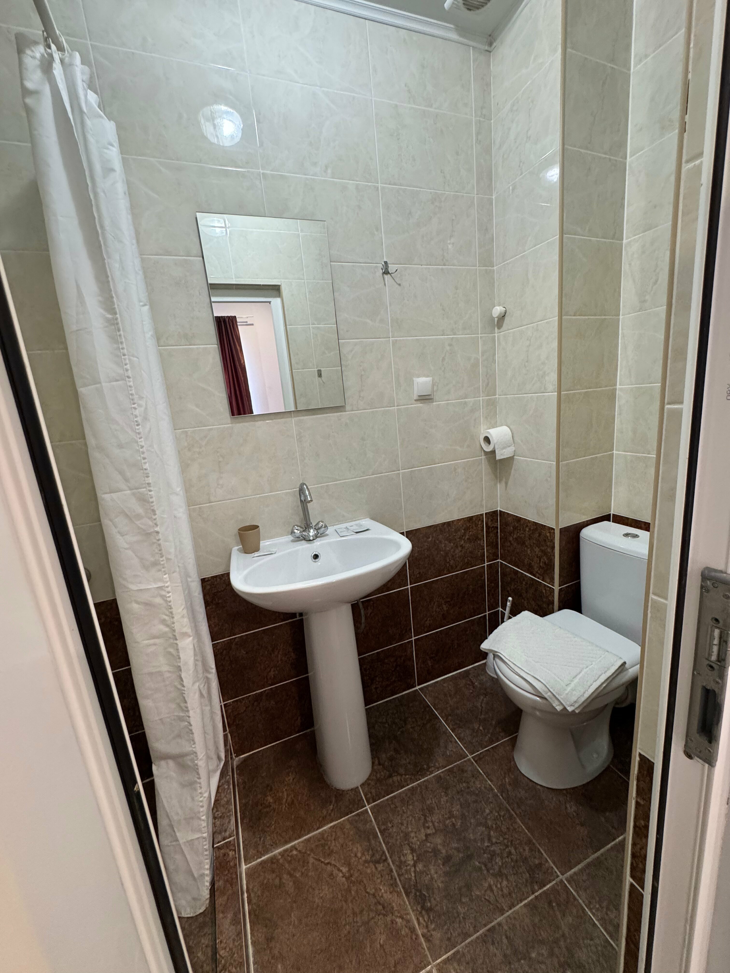 Двухместный номер с 1 кроватью и балконом