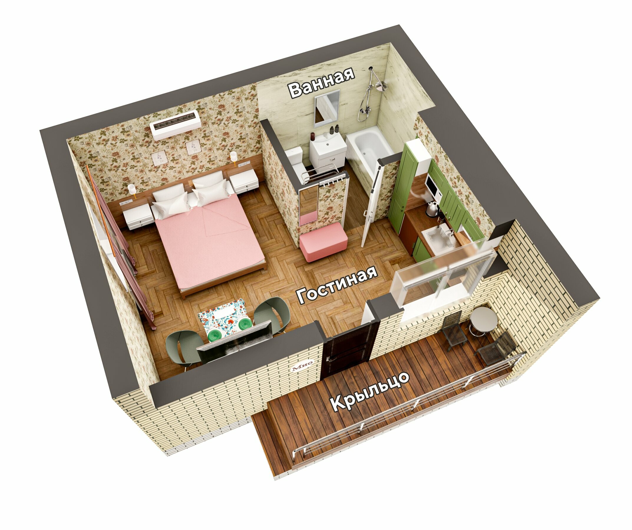 Апартаменты - 1-й этаж