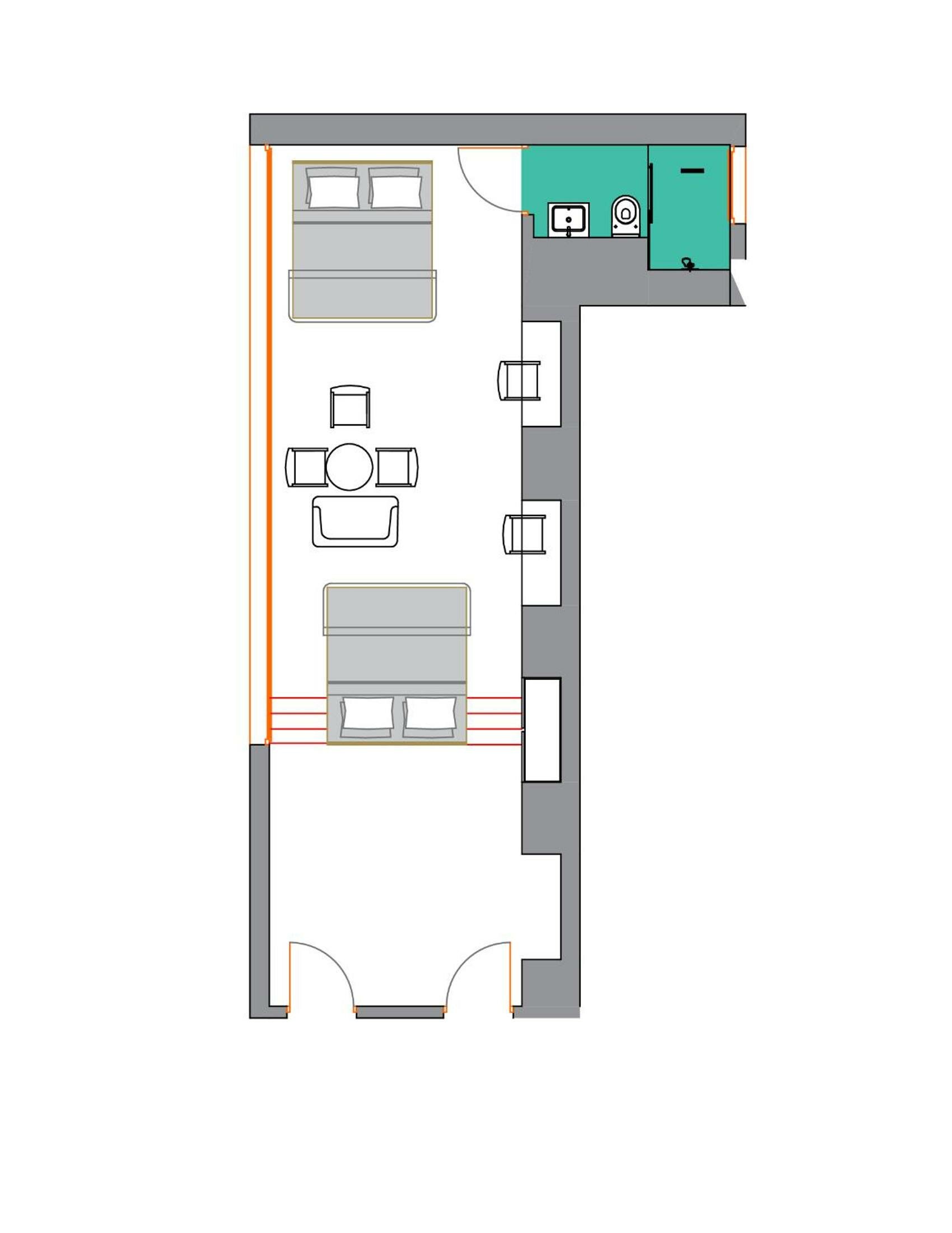 Triple Room with City View