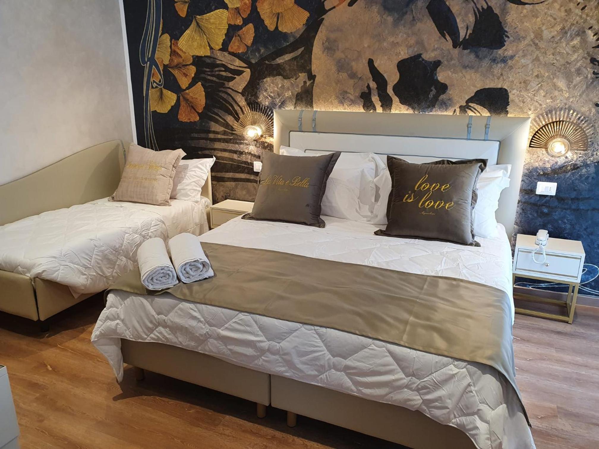 Double or Twin Room with Side Sea View