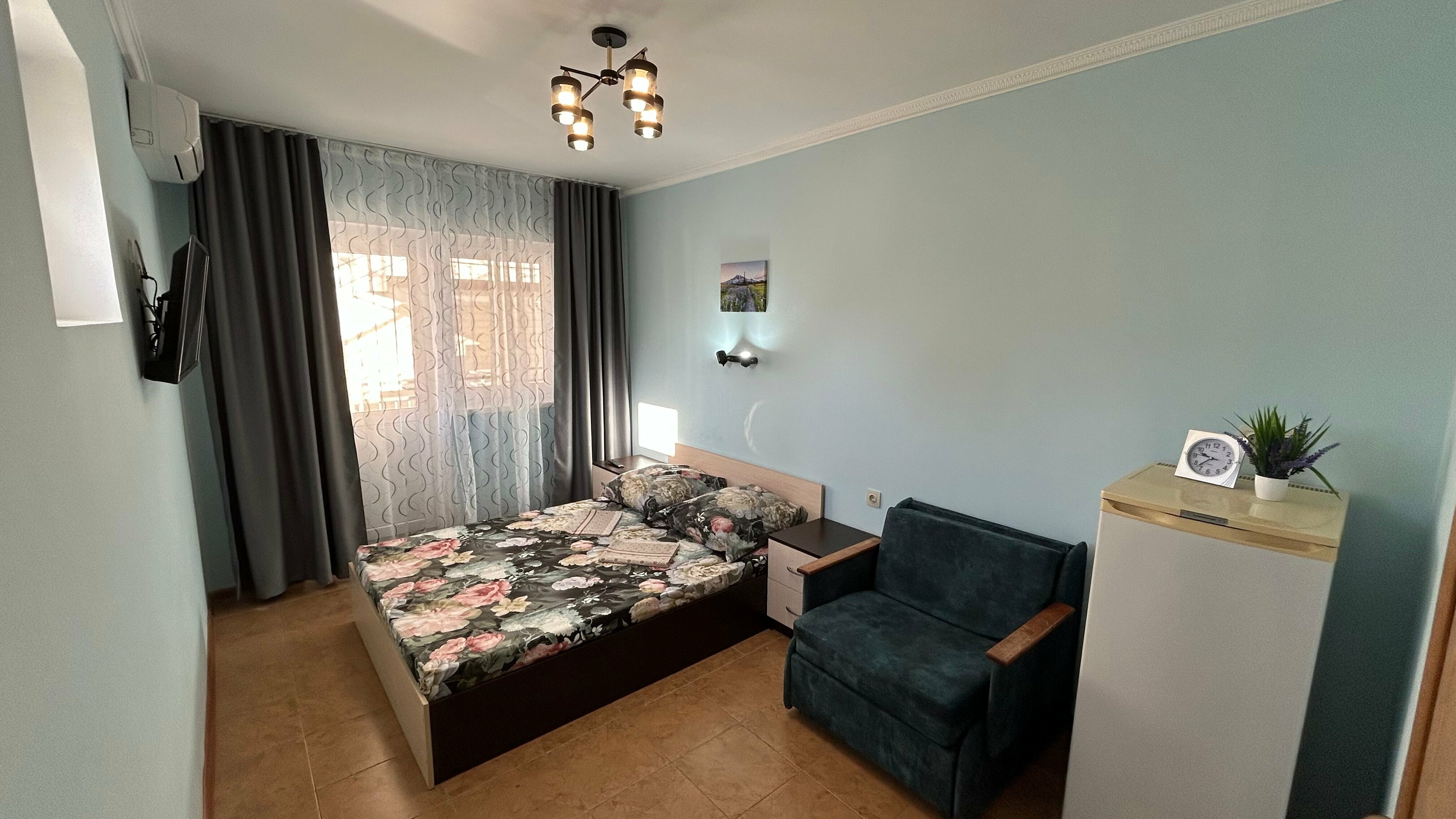 Двухместный номер с 1 кроватью и собственной ванной комнатой