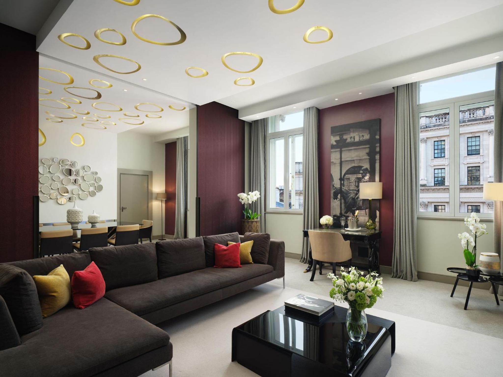 Opera King Suite with Separate Lounge and Dining Space - Waterloo Place View