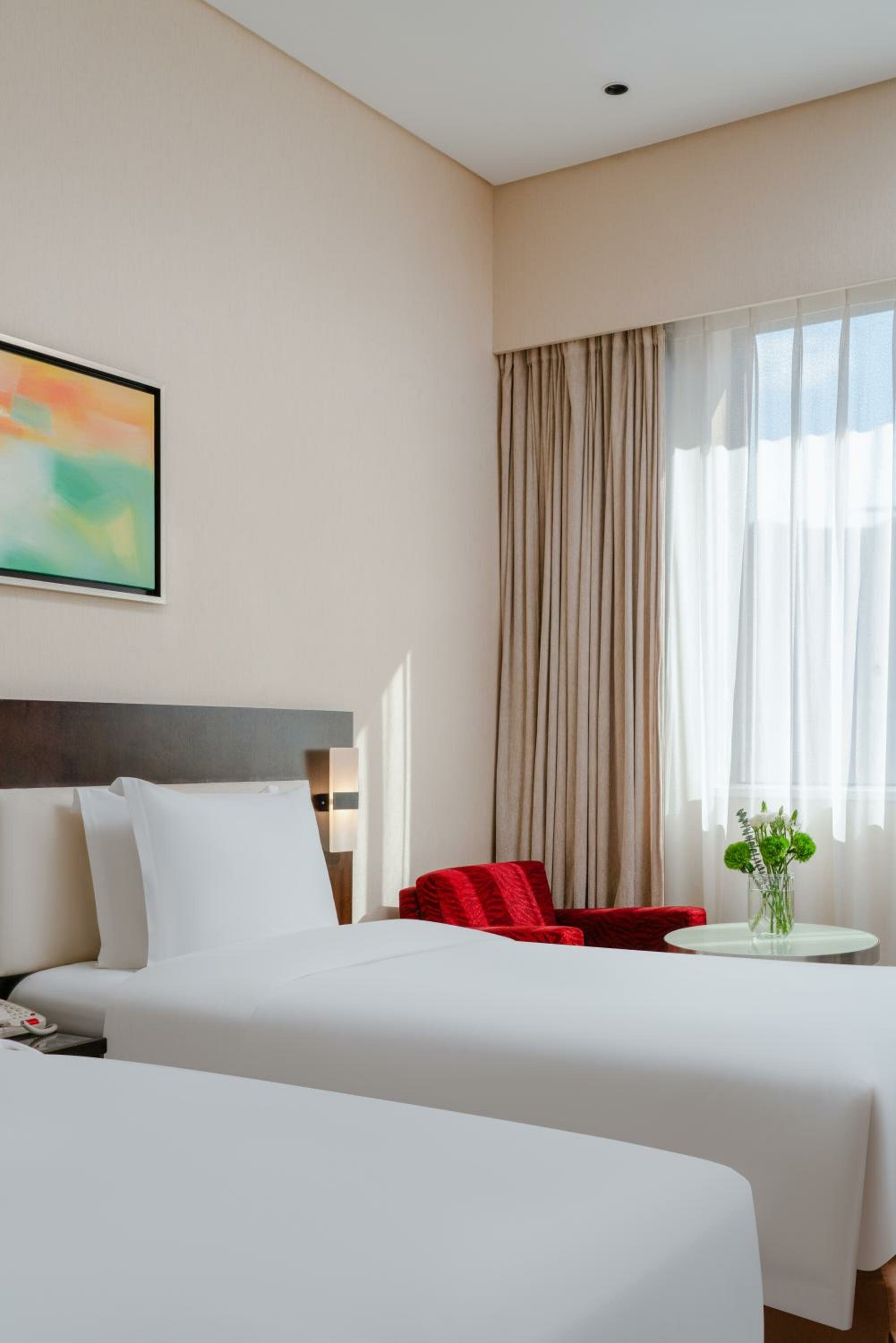 Standard Double Room with Two Double Beds - High Floor