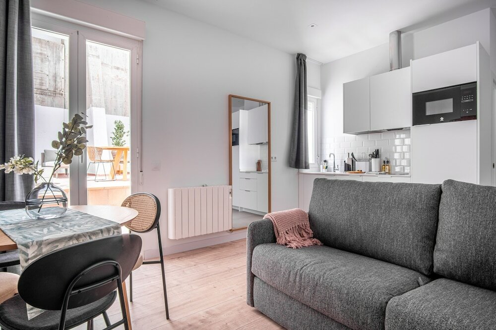 One-Bedroom Apartment with Terrace