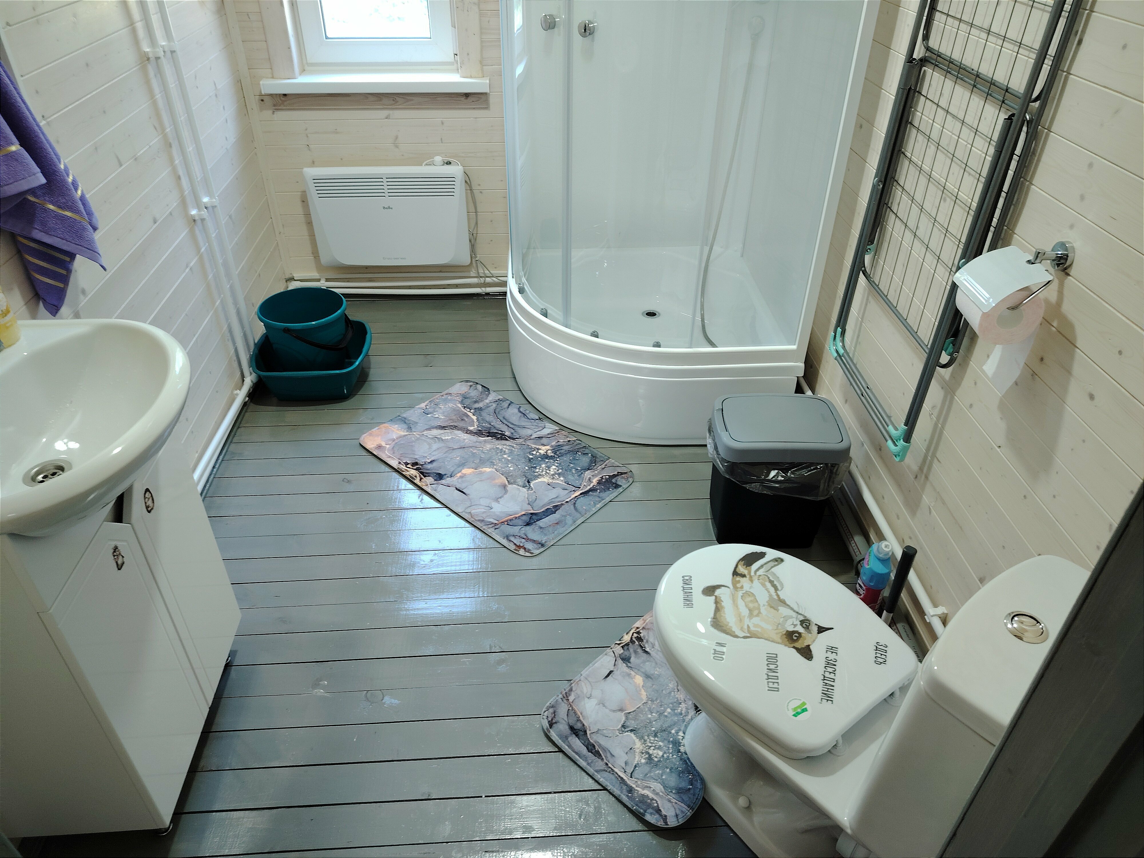 Cемейный номер с собственной ванной комнатой