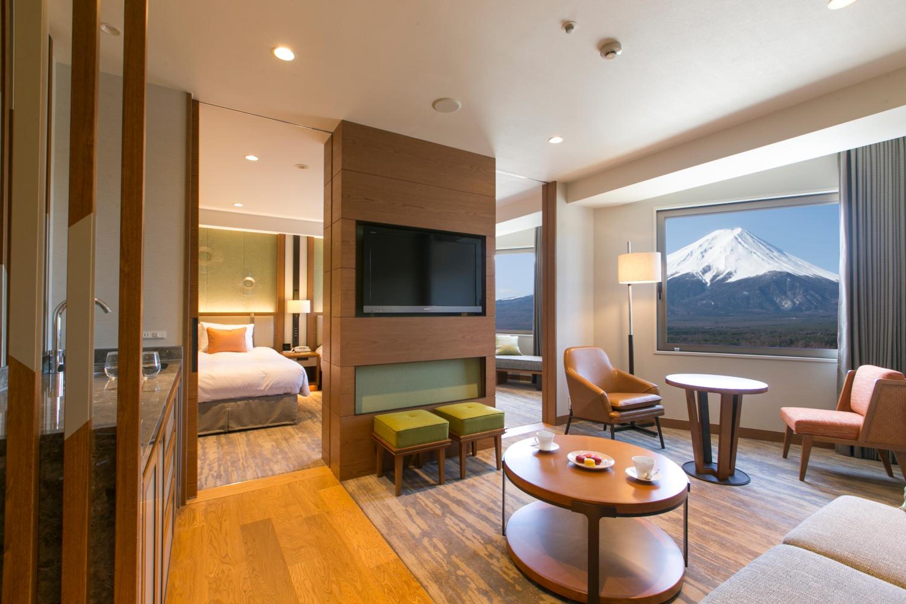 Family Suite on Higher Floor with Mt. Fuji View