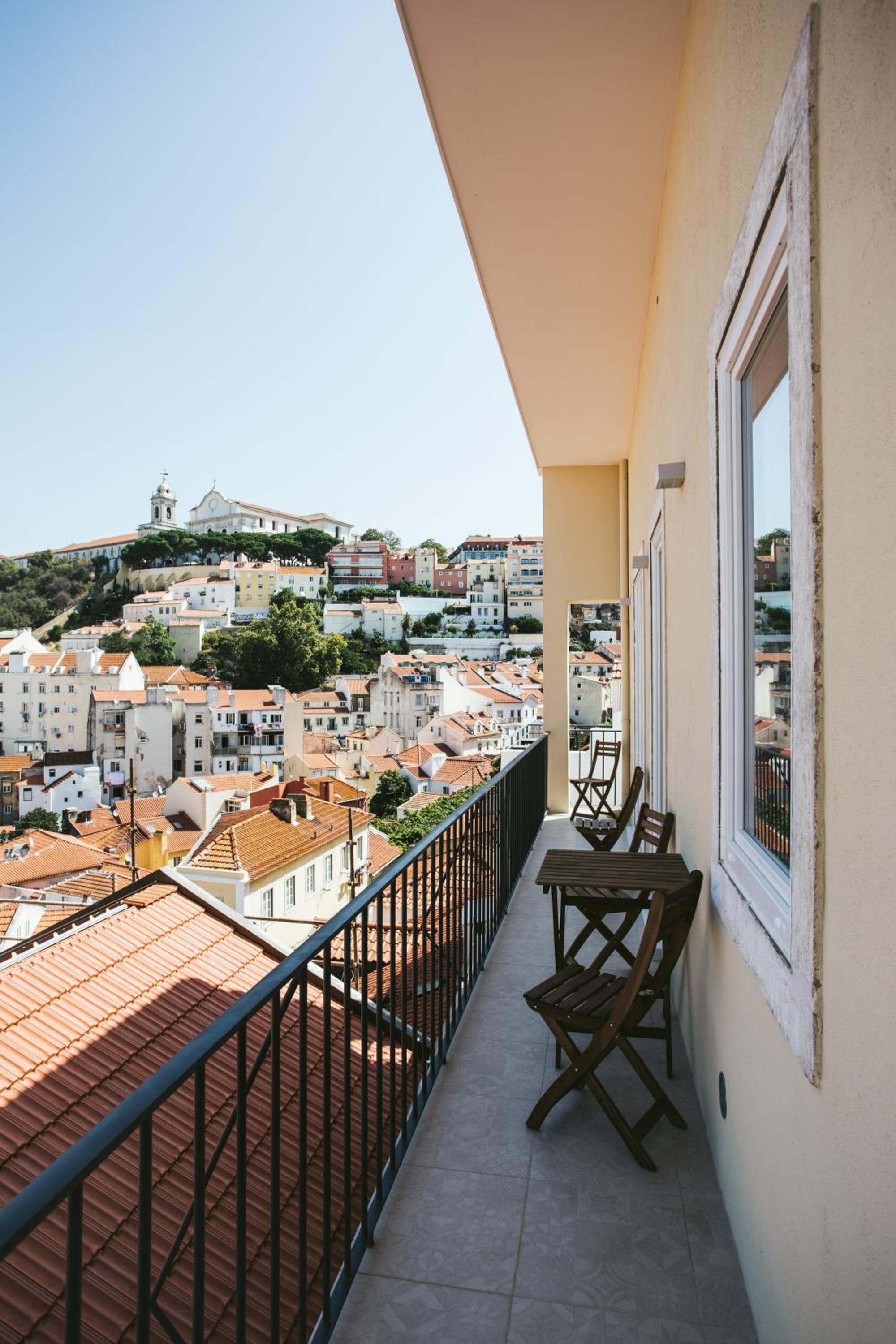 Deluxe One-Bedroom Apartment with Balcony and View