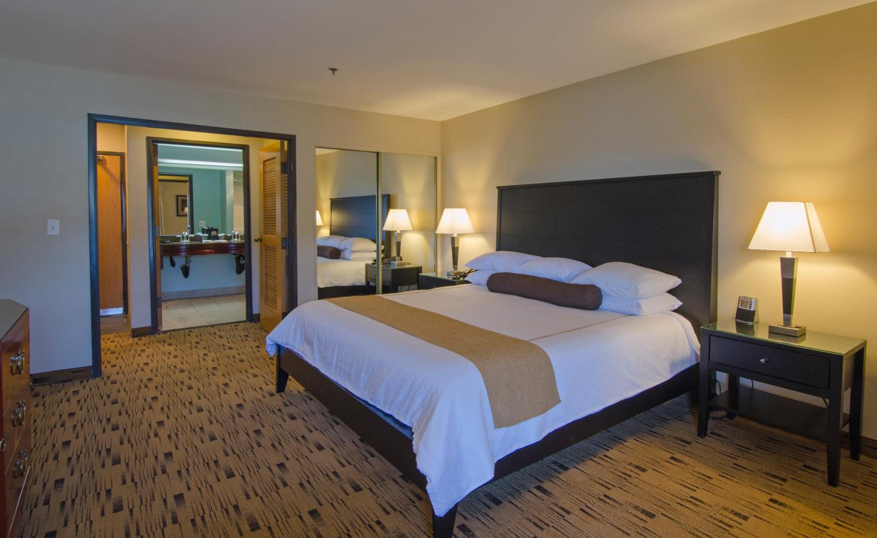 King Suite with River View, Mobilty Accessible, Roll-In Shower, No Pets