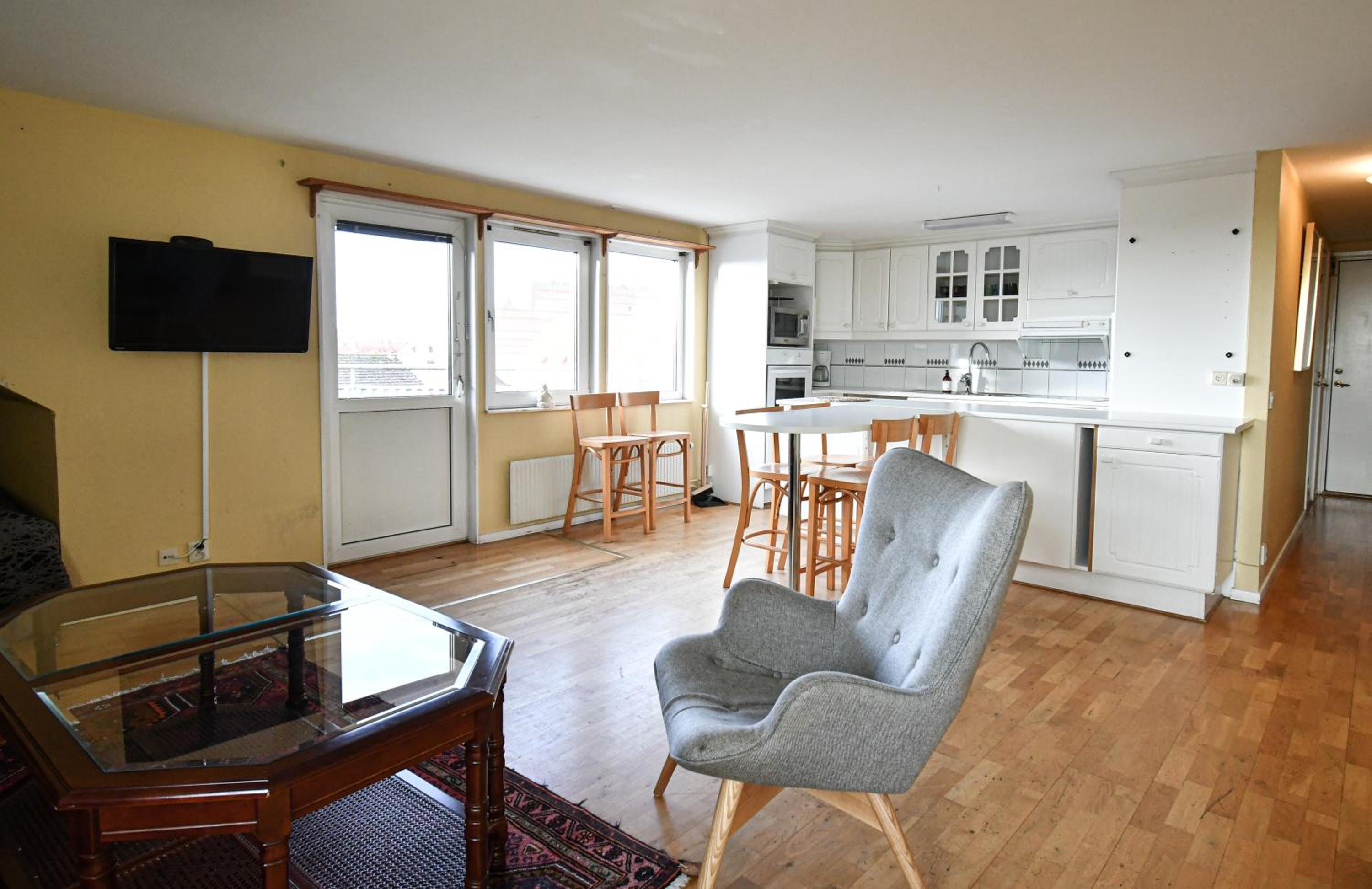 Three-Bedroom Apartment with Sea View