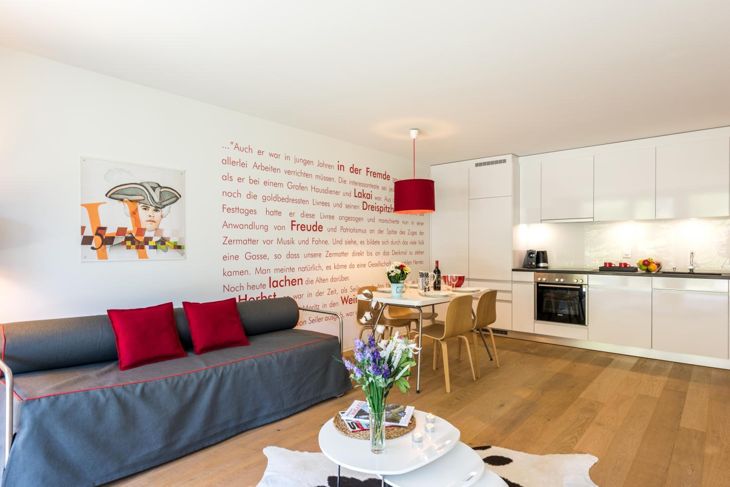 Apartment with Matterhorn view and terrace: 220 ft²/721 ft²