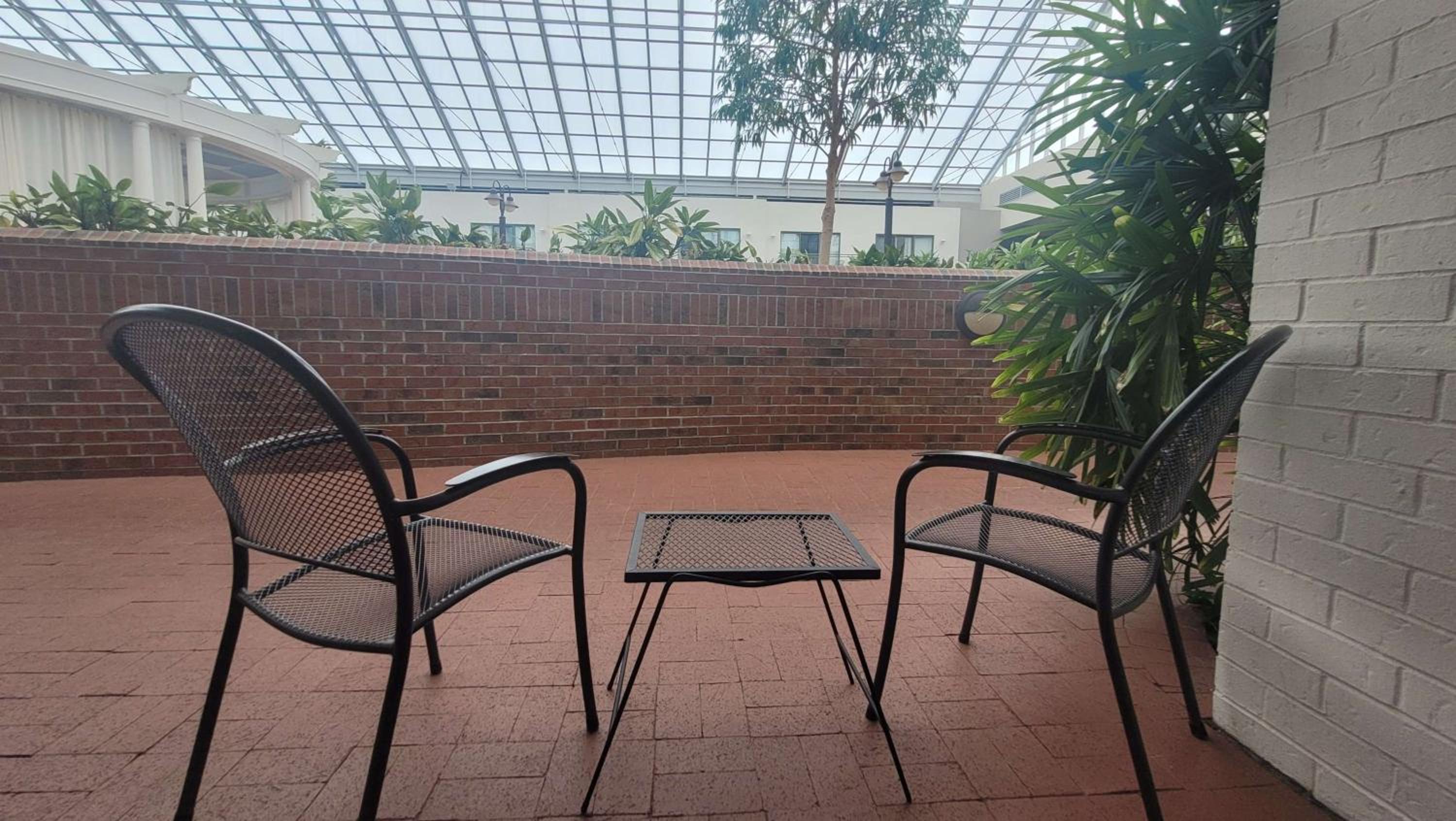 Queen Suite with Sofa Bed and Patio - Atrium View