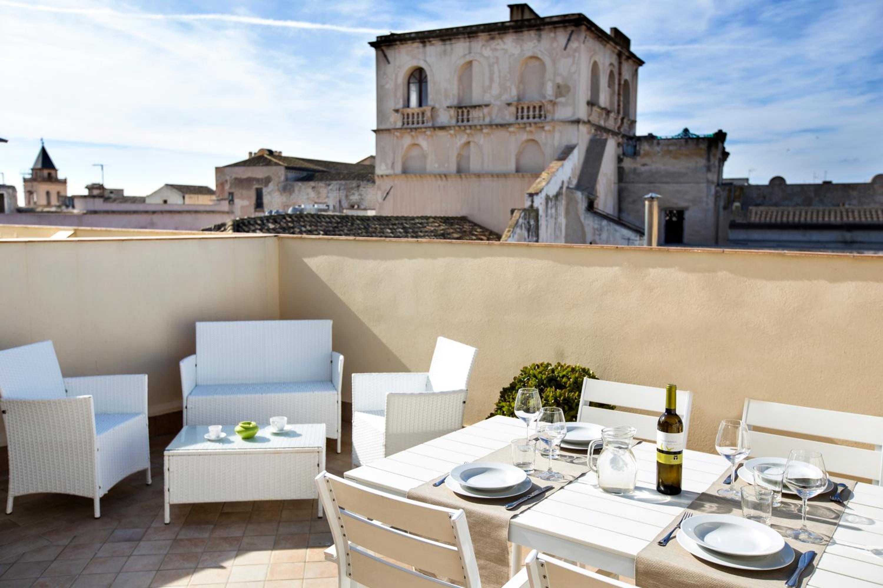 Two-Bedroom Suite with Terrace and View