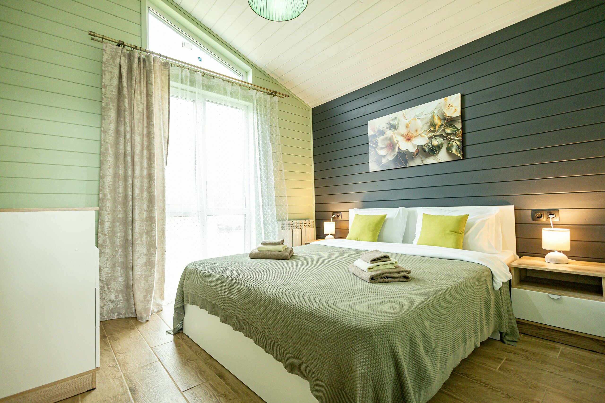 Барнхаус с личной сауной, террасой и мангальной зоной