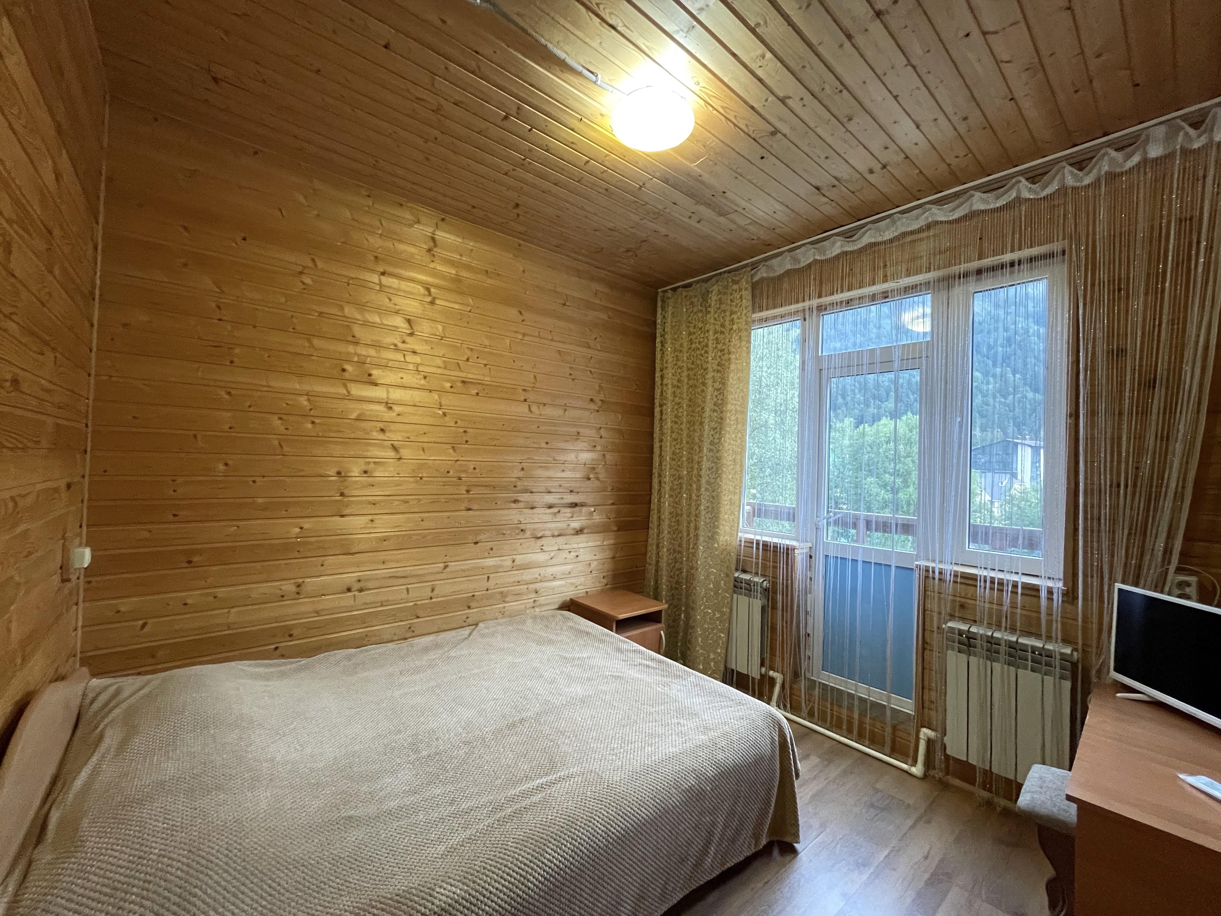 Двухместный номер с 1 кроватью и балконом