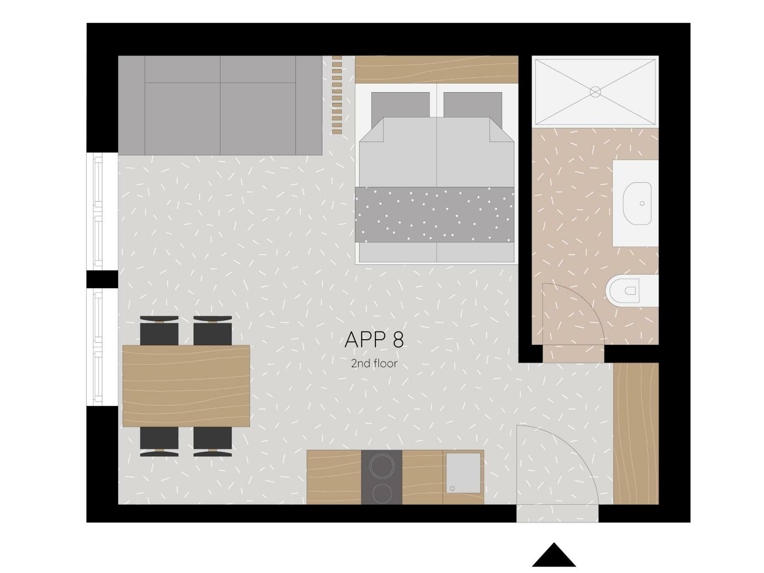 Premium Studio with Street View (#8)