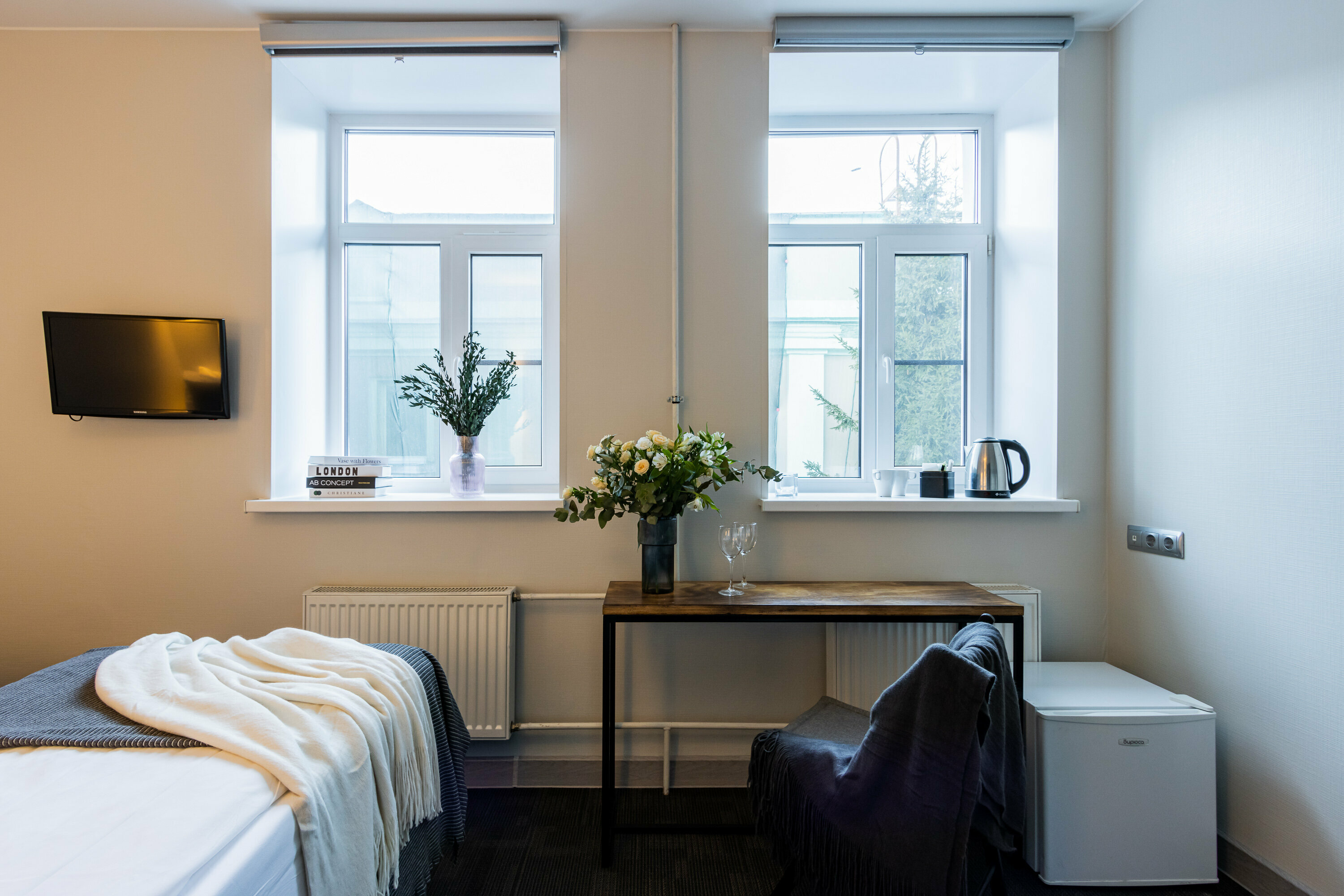 Улучшенный номер с кроватью размера «king-size» или 2 отдельными кроватями