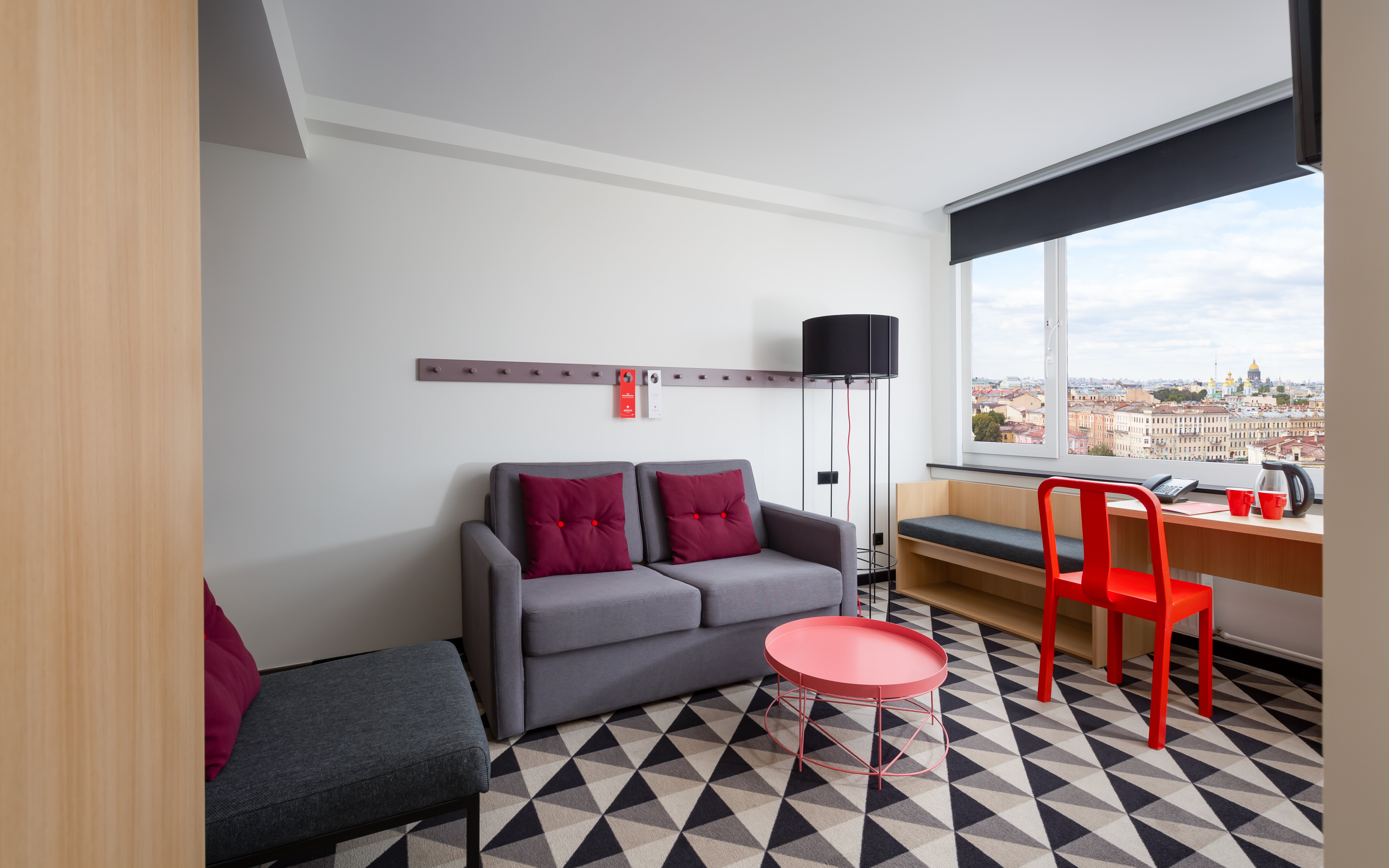 SMART Полулюкс двухкомнатный с видом на город