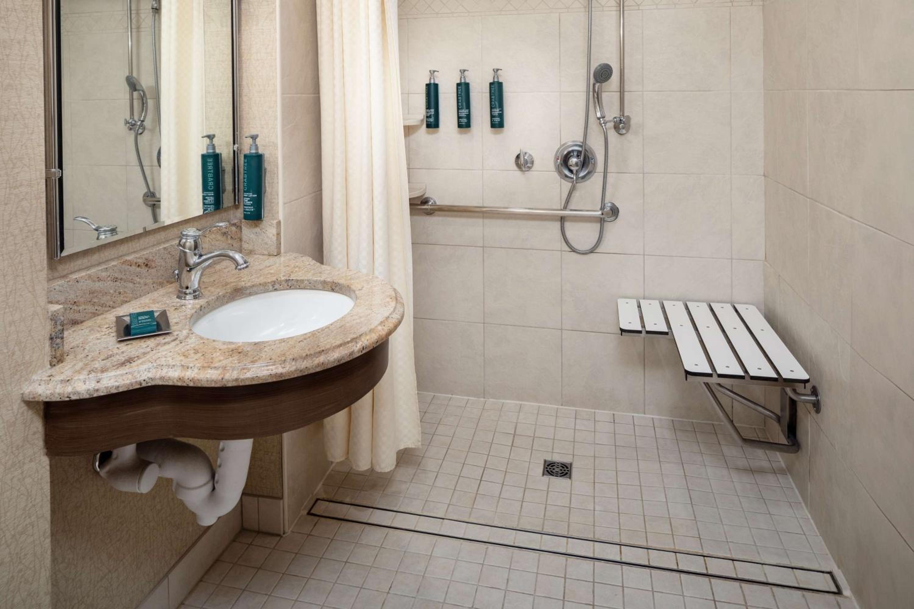King Room with Roll-In Shower - Mobility/Hearing Accessible