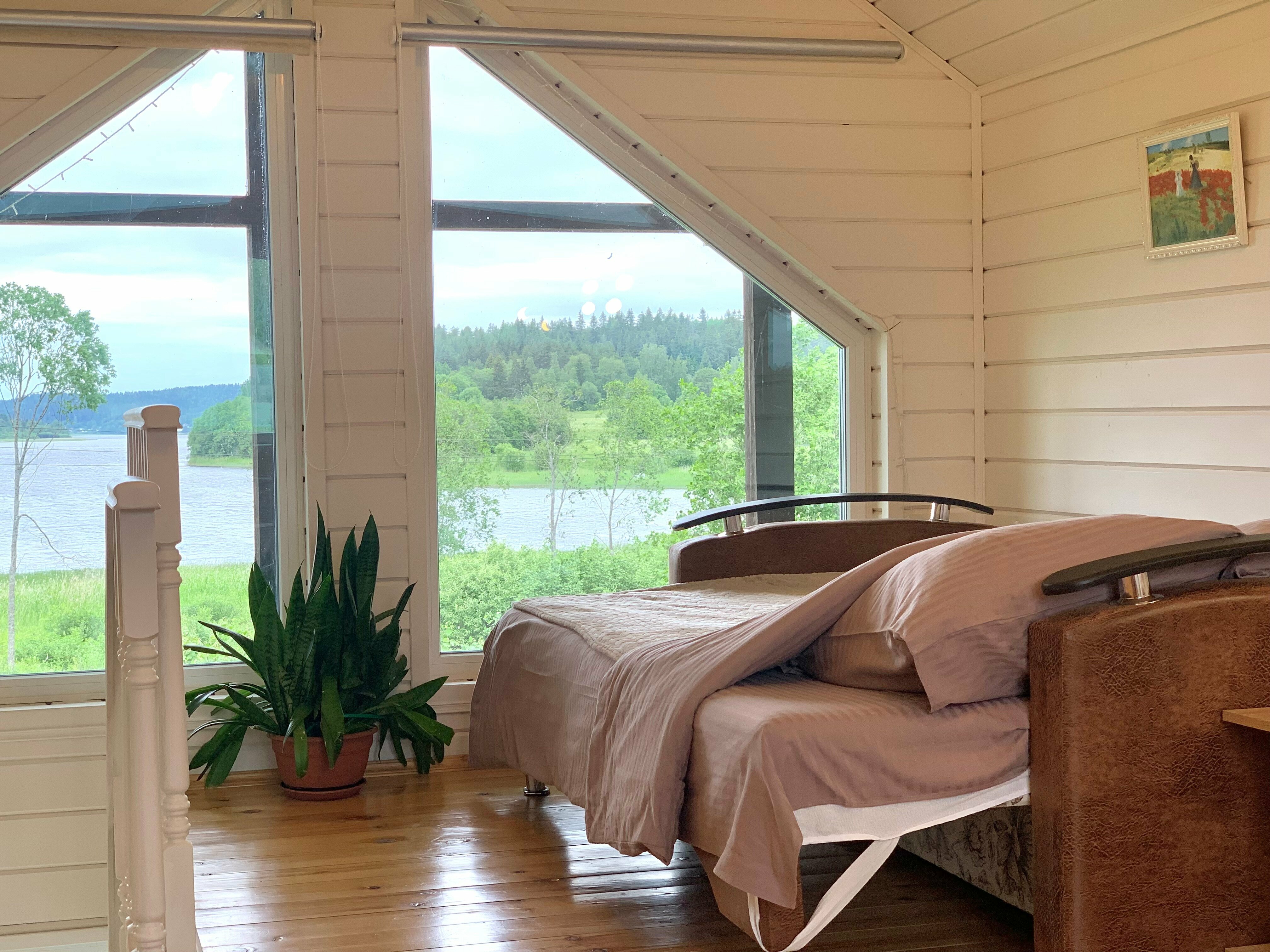 Сонный залив с сауной и купелью 85м2