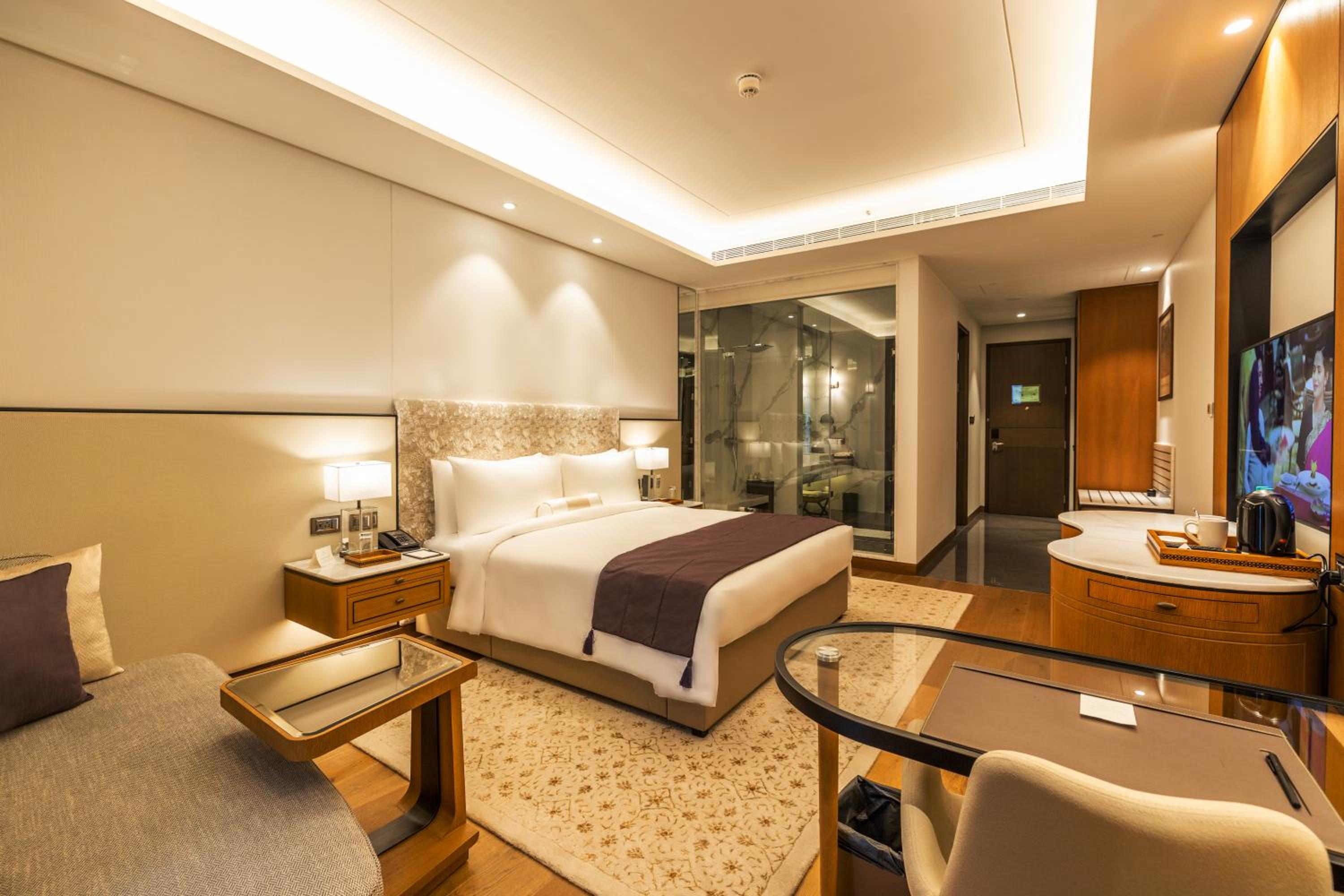 Premier Room overlooking the Pool/Central Park view with 1 Way Airport Transfer & Complimentary meals for children below 12 yrs at Quattro on the room package booked