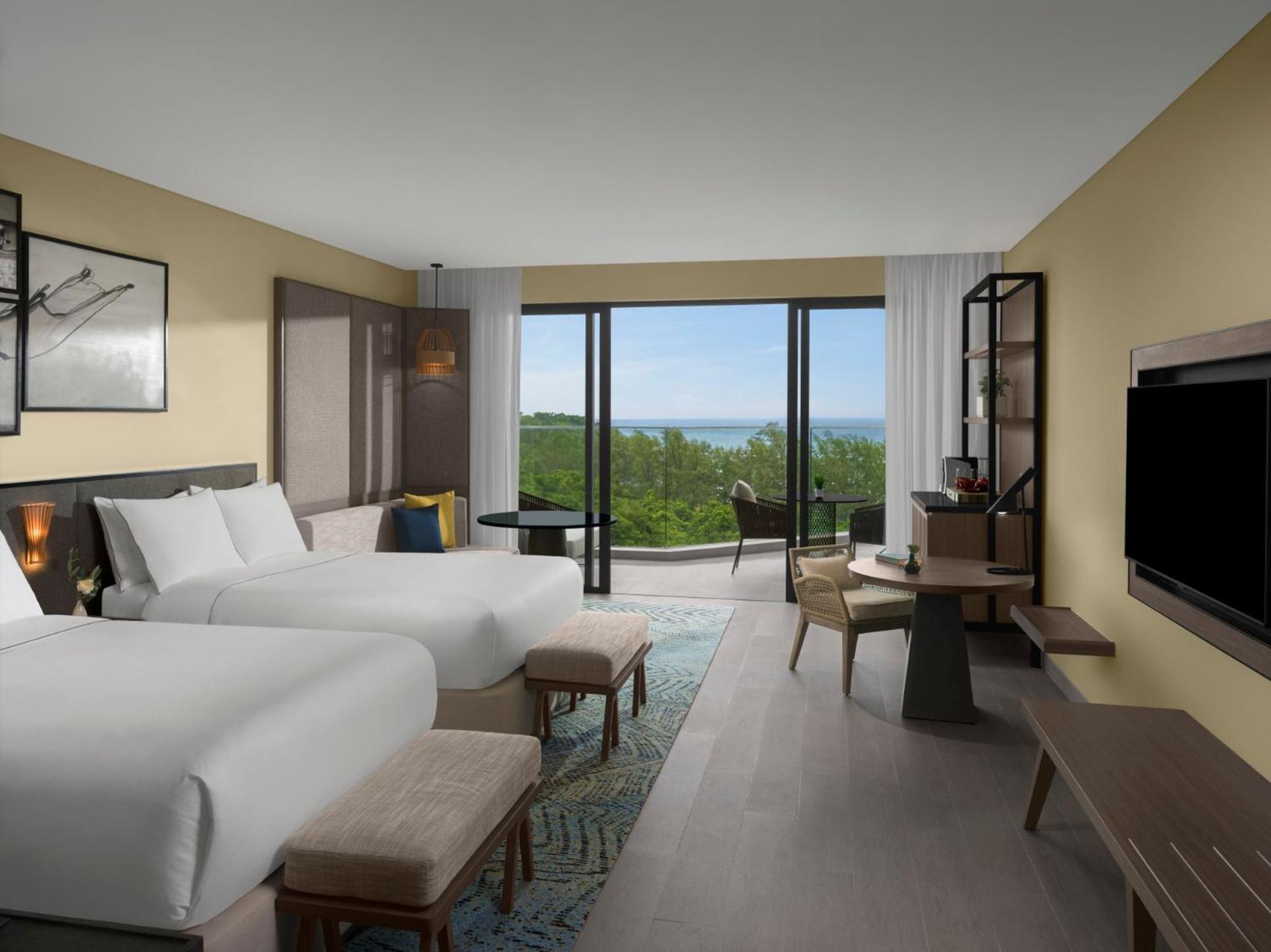 2 Double beds Premium Ocean view