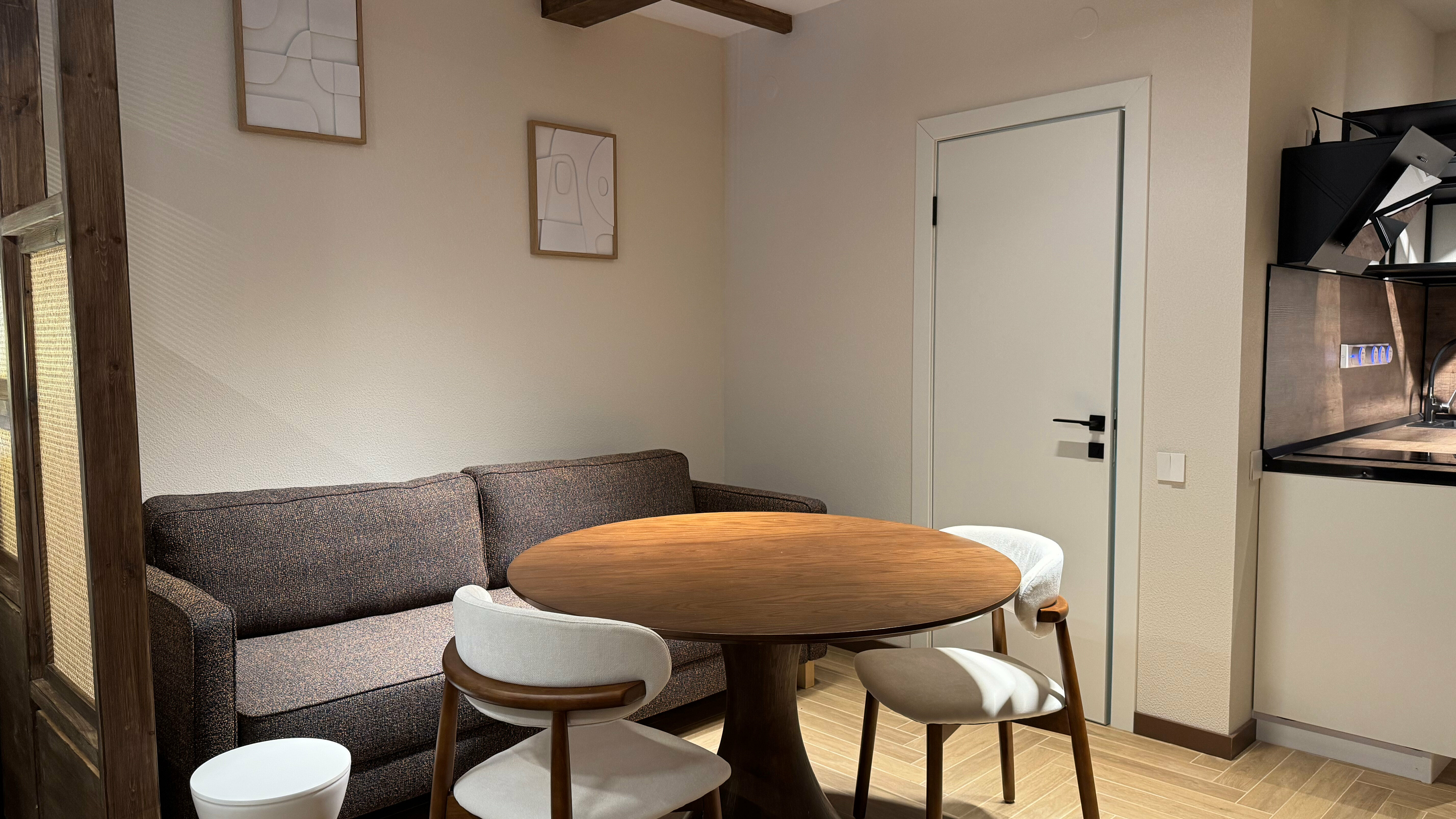 Студия премиум с кухней и зоной барбекю