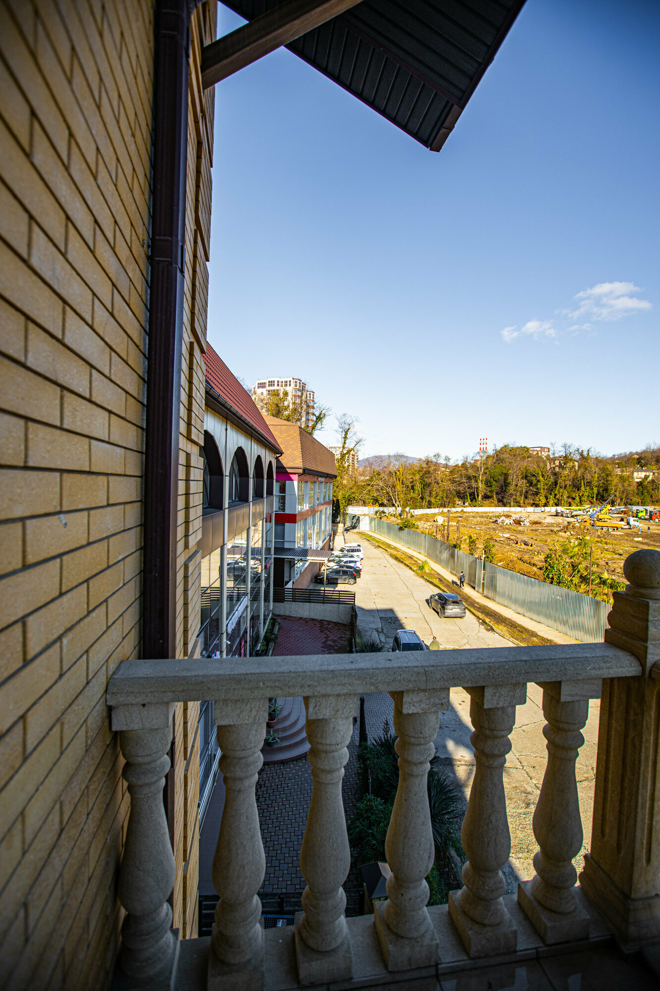 Комфорт с двуспальной кроватью и балконом