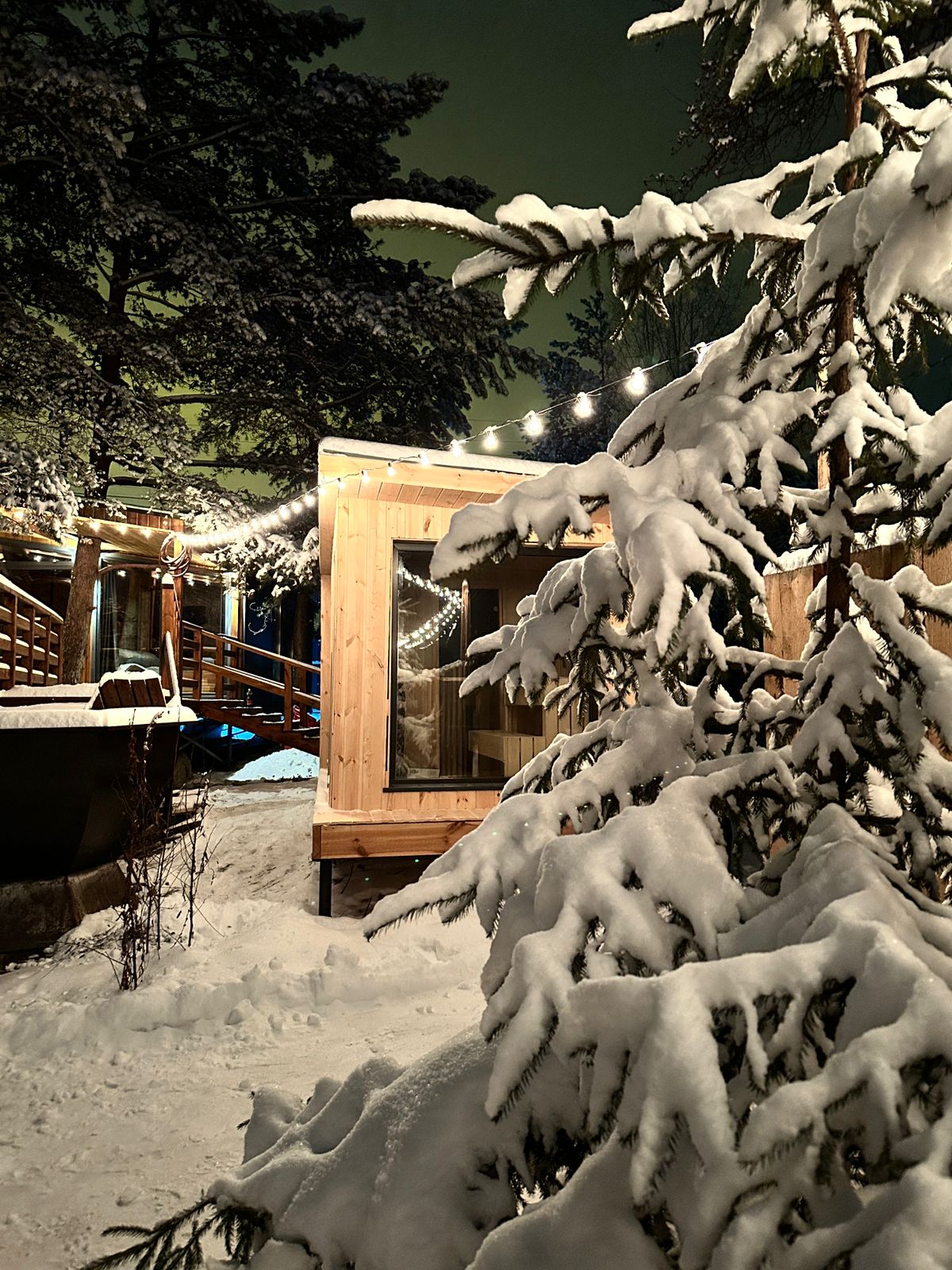 Домик с баней и чаном