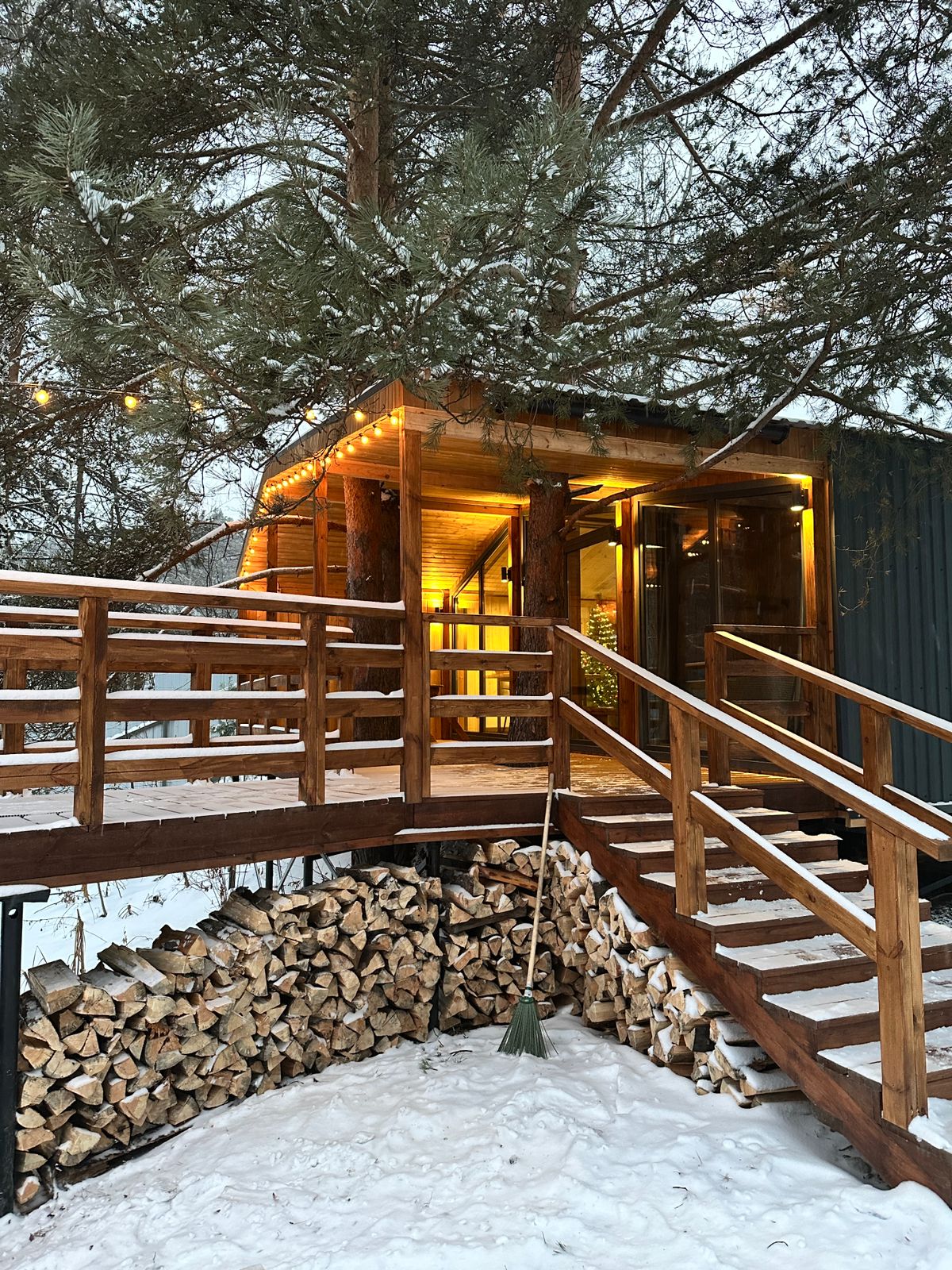 Домик с баней и чаном