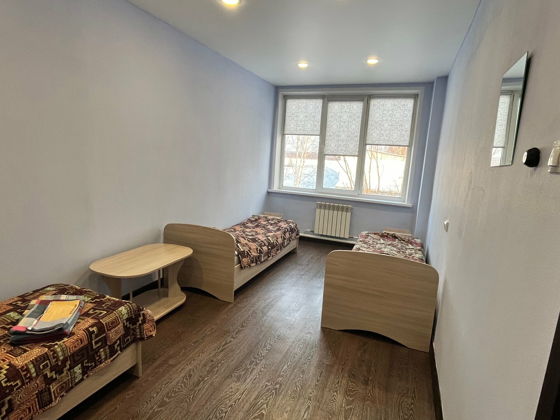 Бюджетный трехместный номер