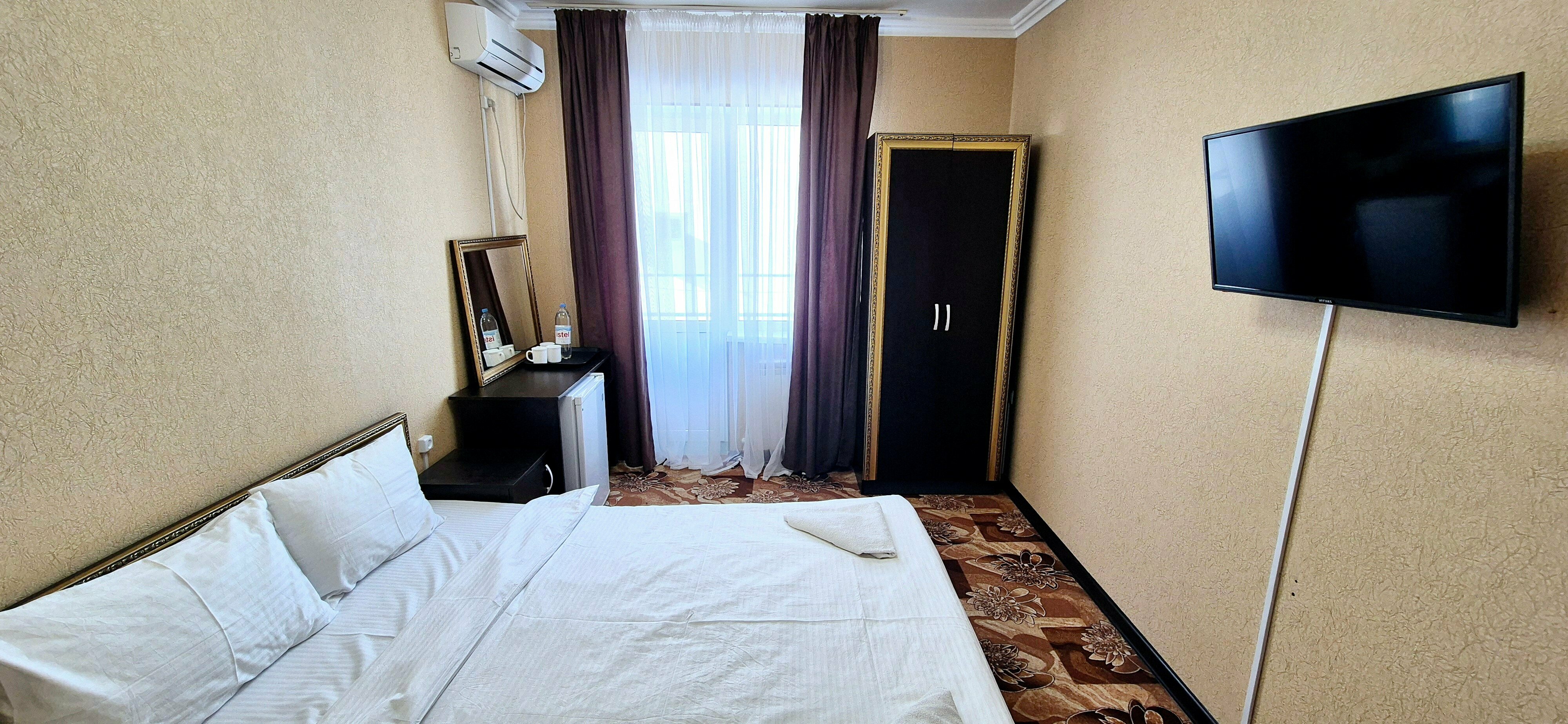 Двухместный номер с 1 кроватью и балконом