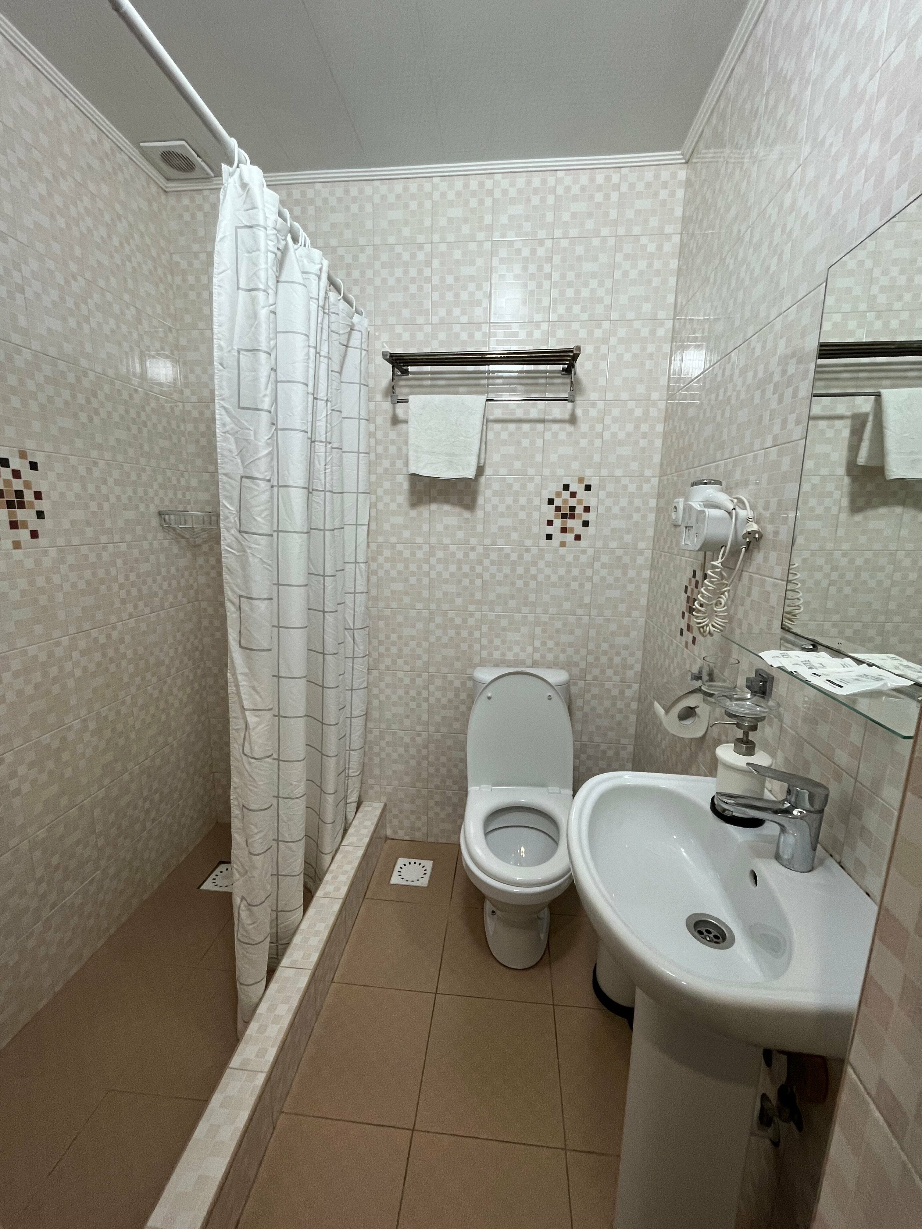 Двухместный номер с 1 кроватью и балконом