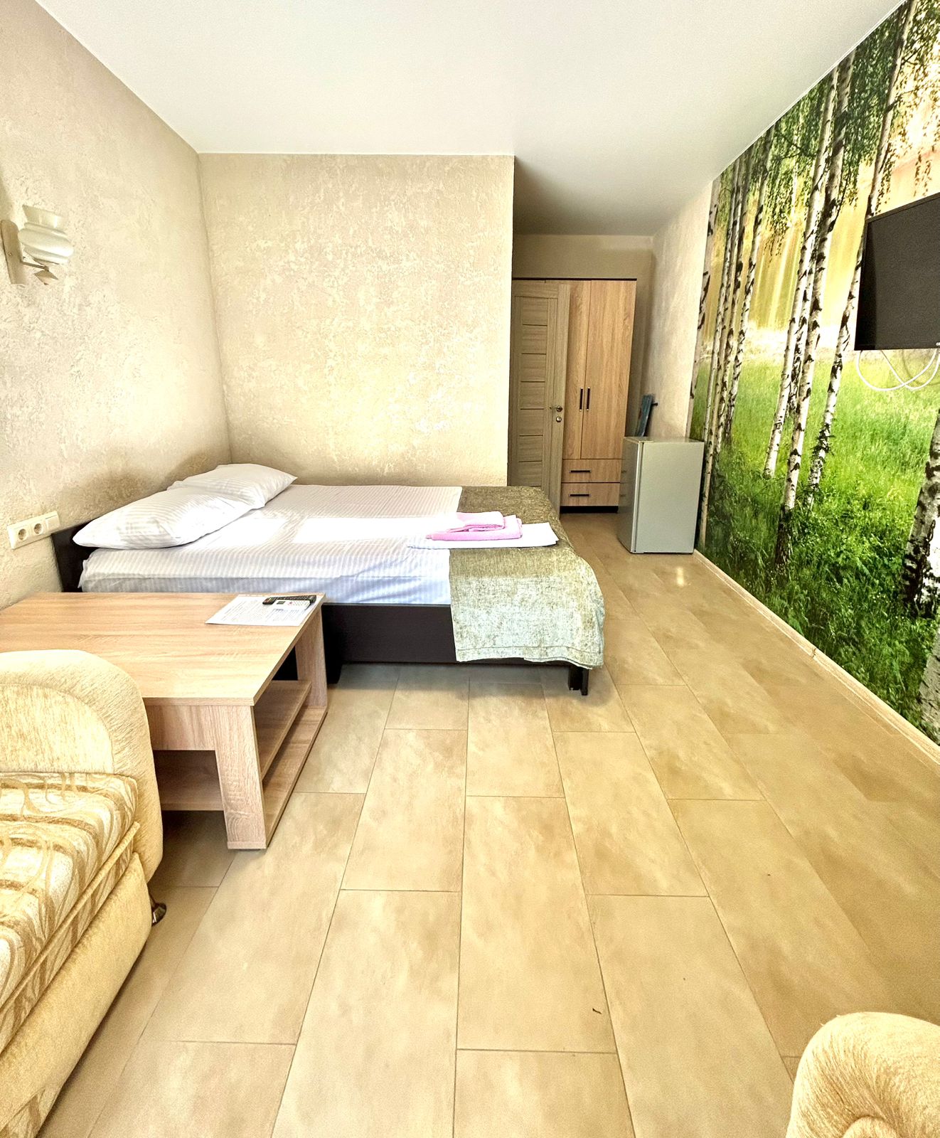 Номер с кроватью размера «queen-size»