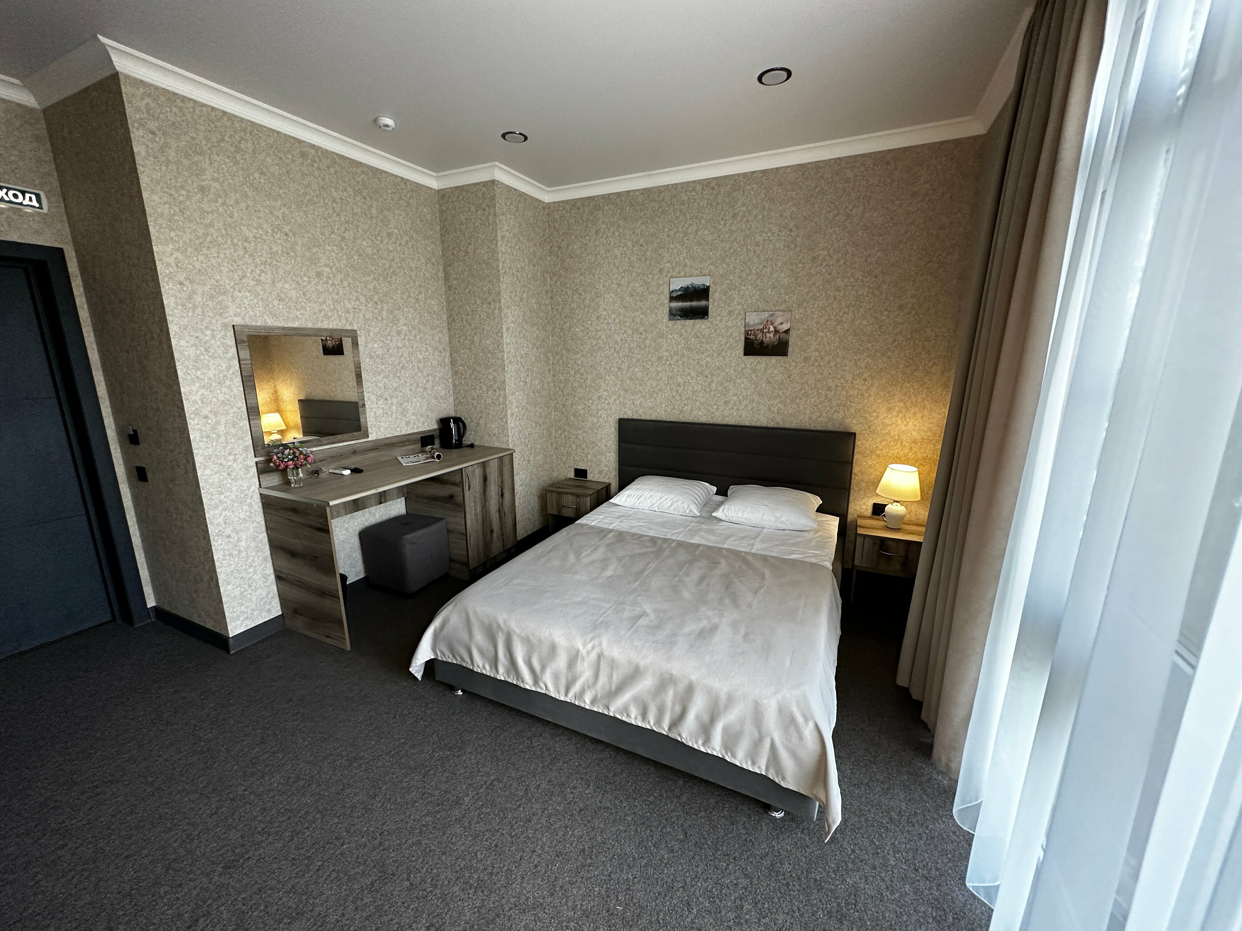 Двухместный номер с 1 кроватью и балконом