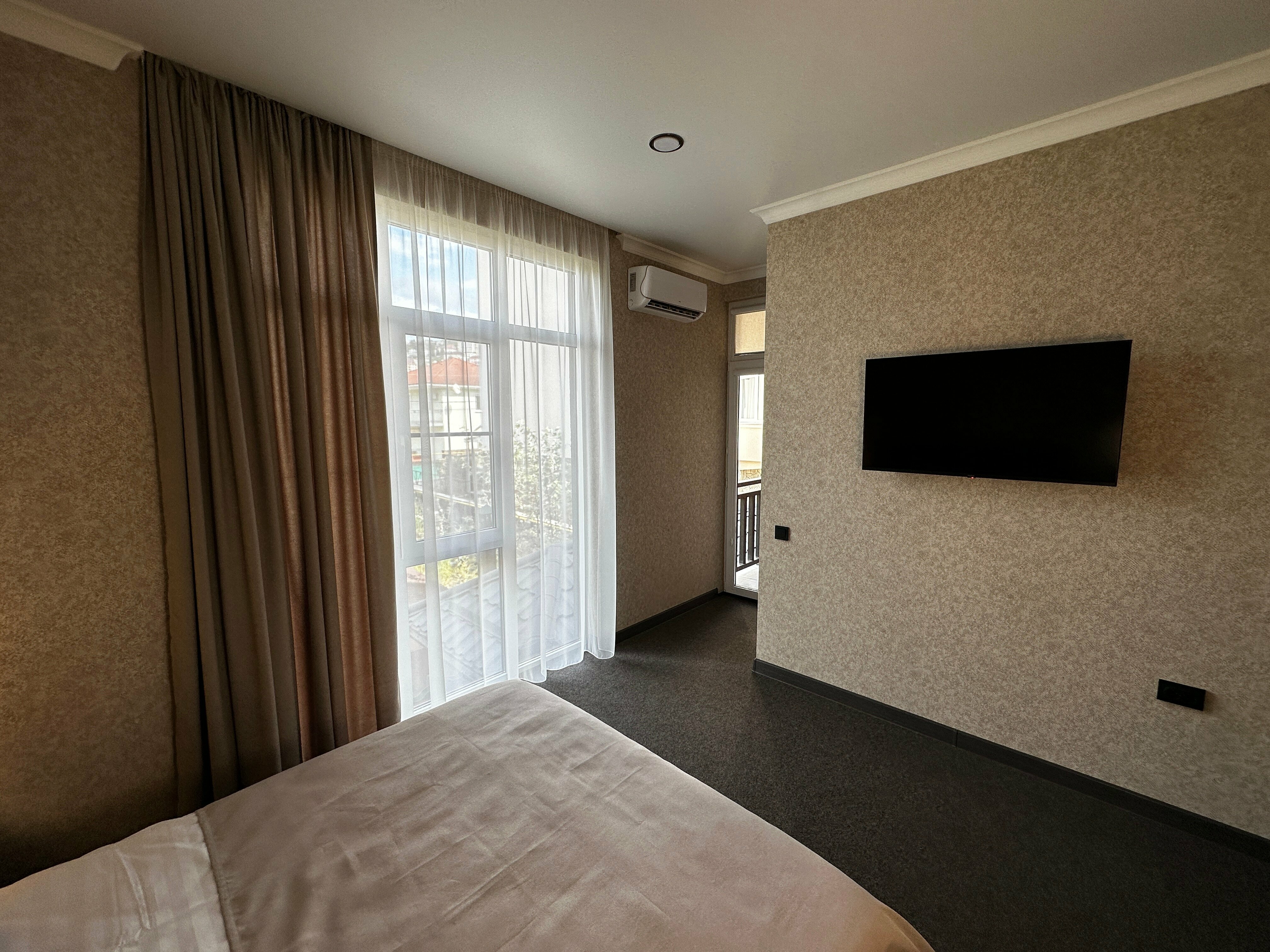 Двухместный номер с 1 кроватью и балконом