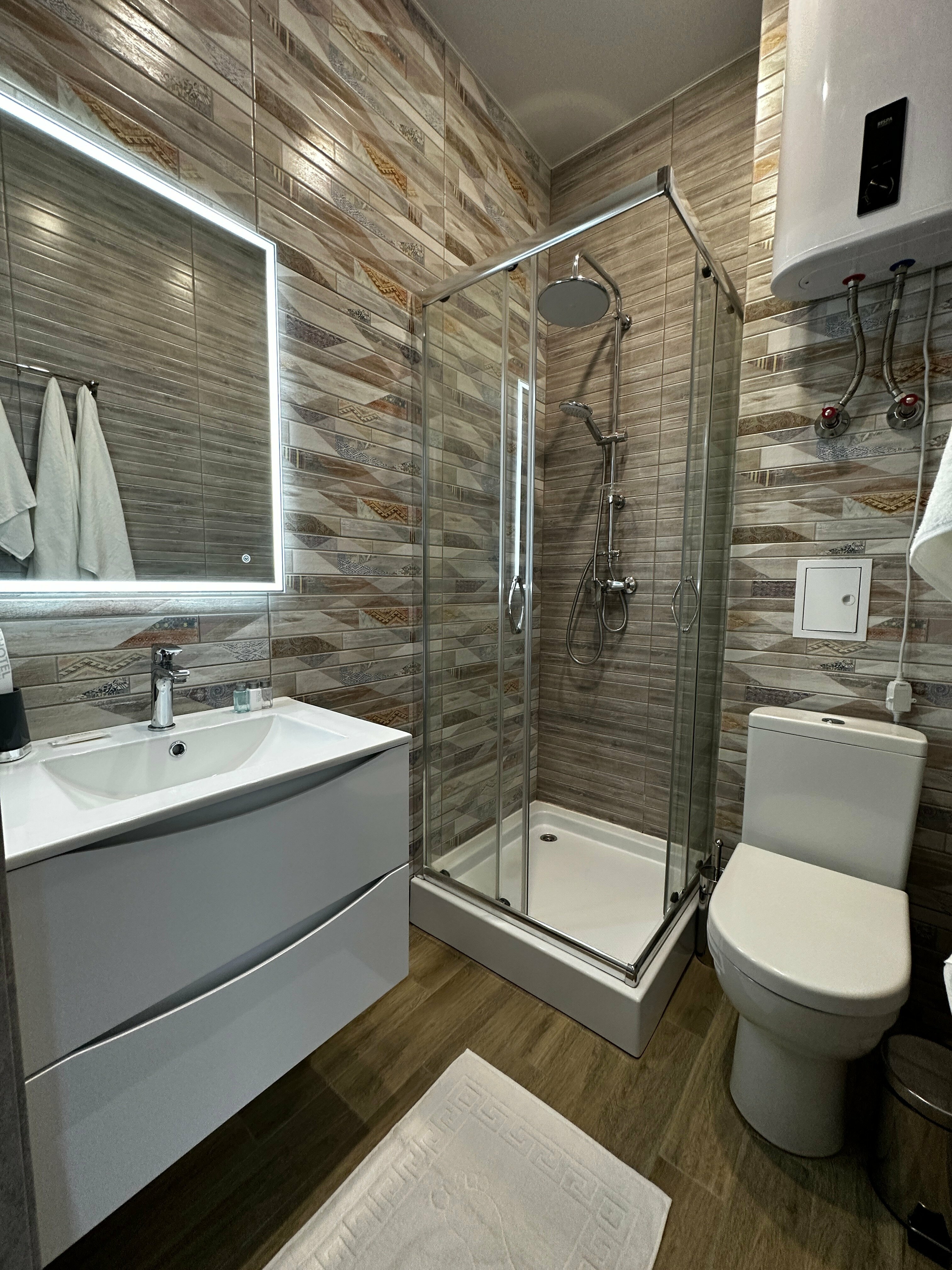 Двухместный номер с 1 кроватью и балконом