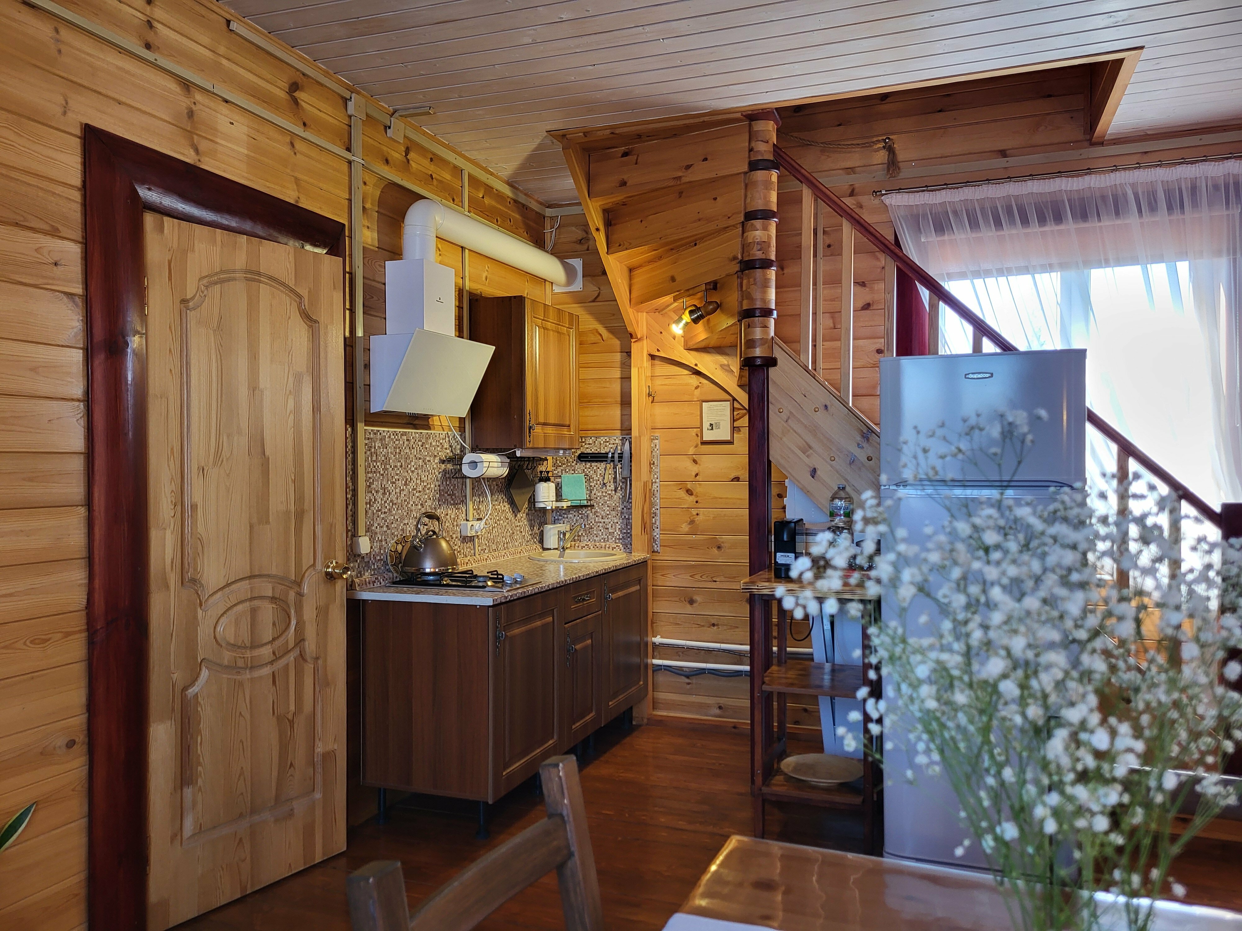 Коттедж №2 с баней, камином и мангальной зоной