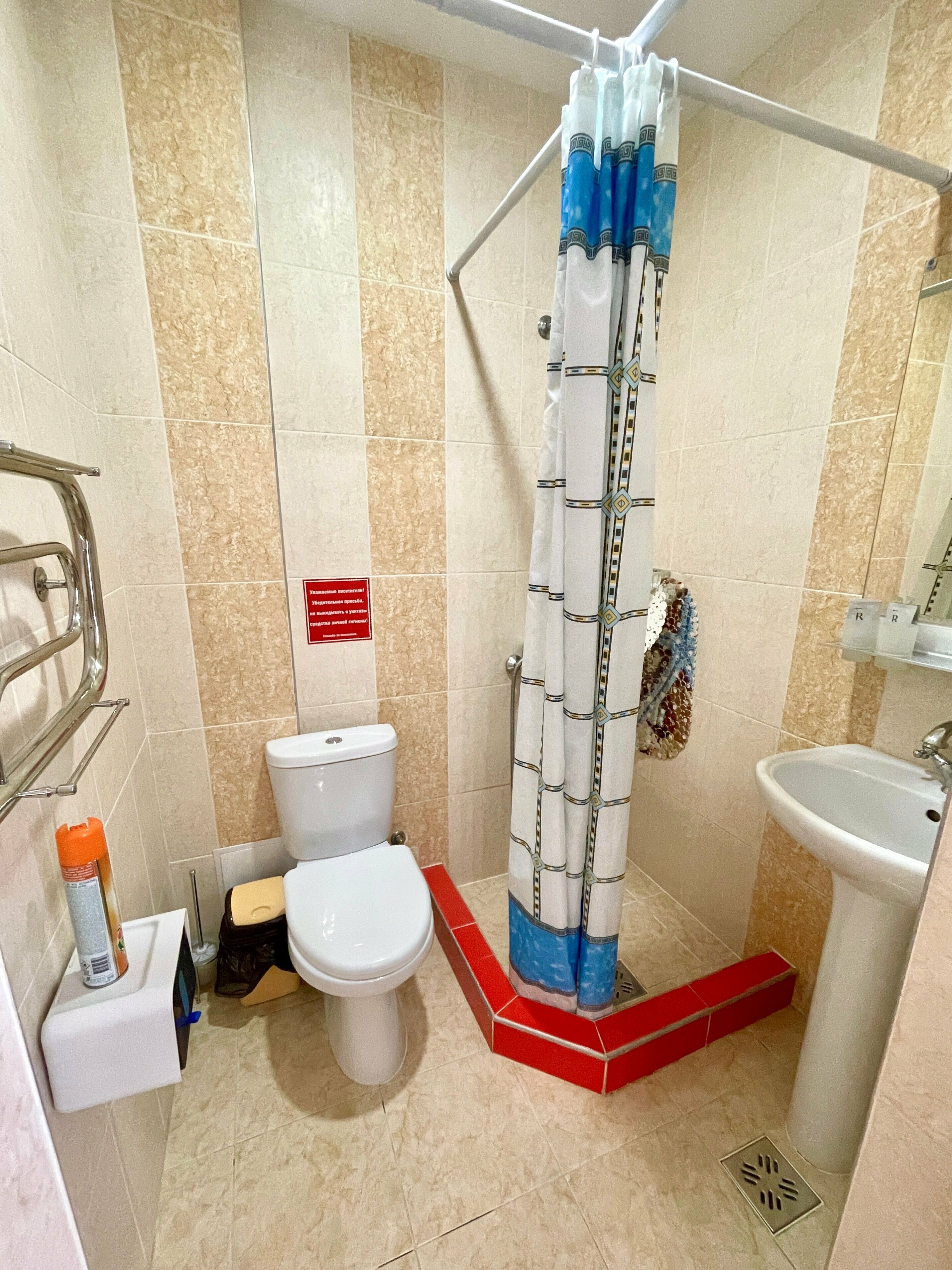 Двухместный номер с 1 кроватью и балконом