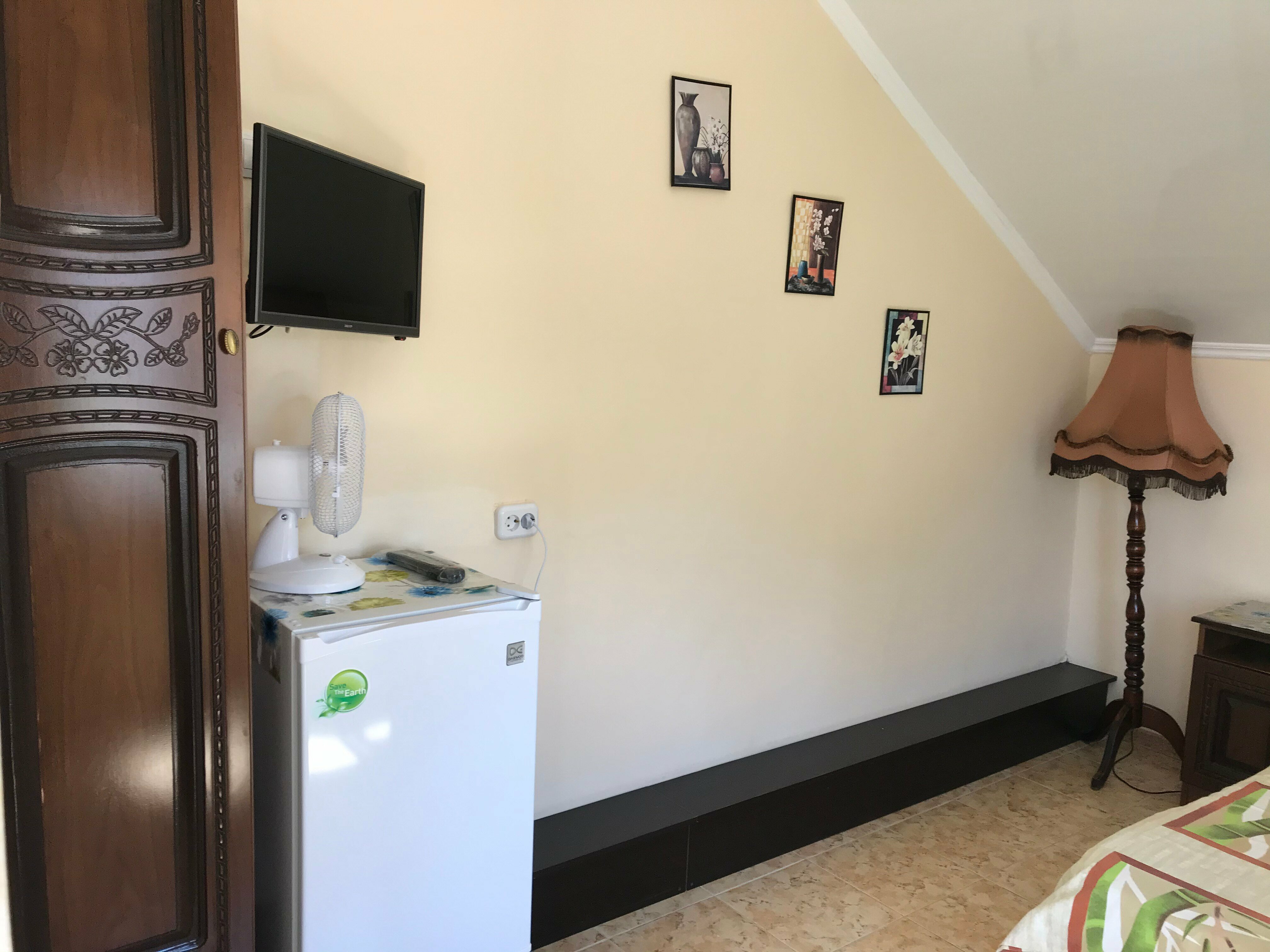 Двухместный номер с 1 кроватью и террасой