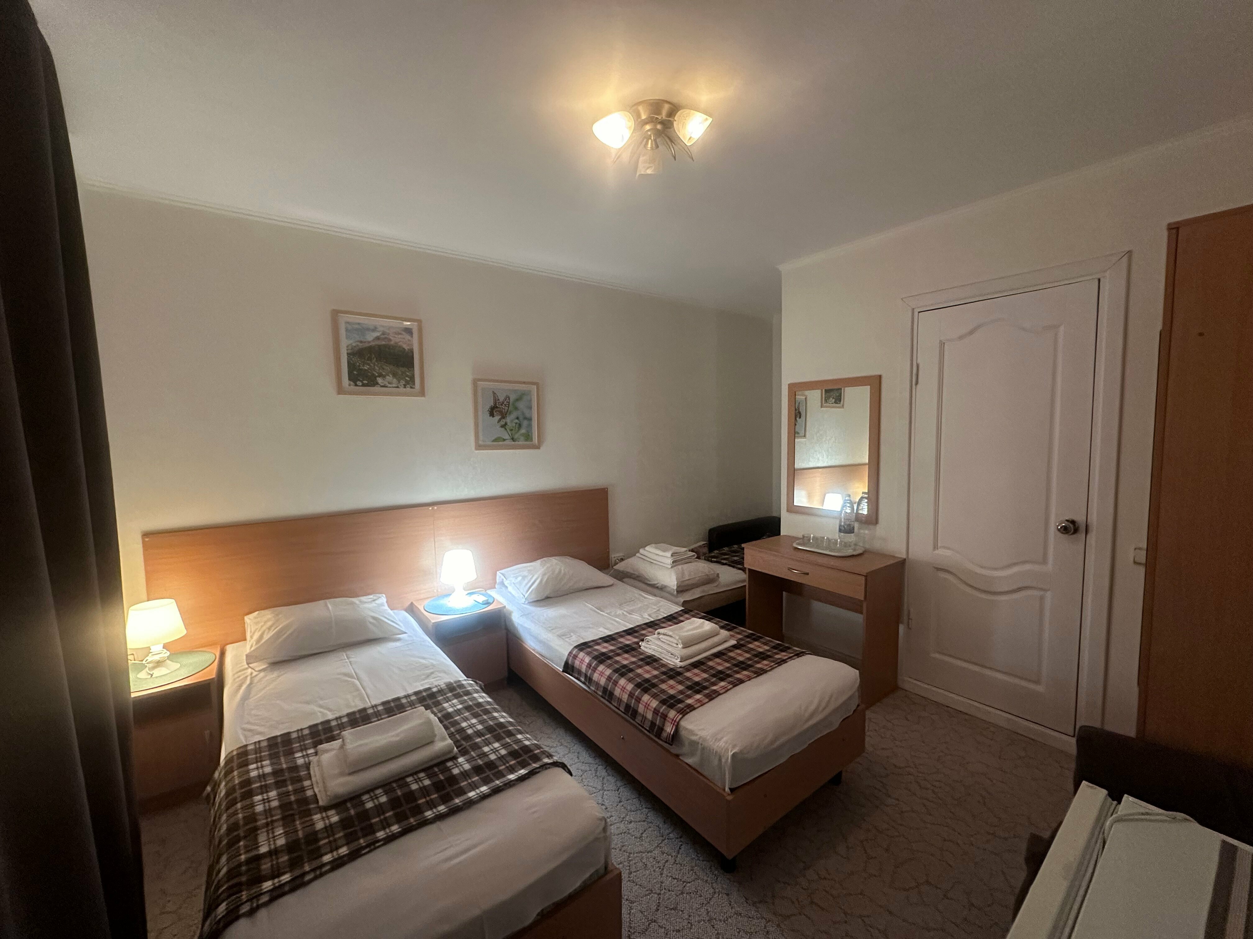 Двухместный номер с 1 кроватью или 2 отдельными кроватями, вид на море