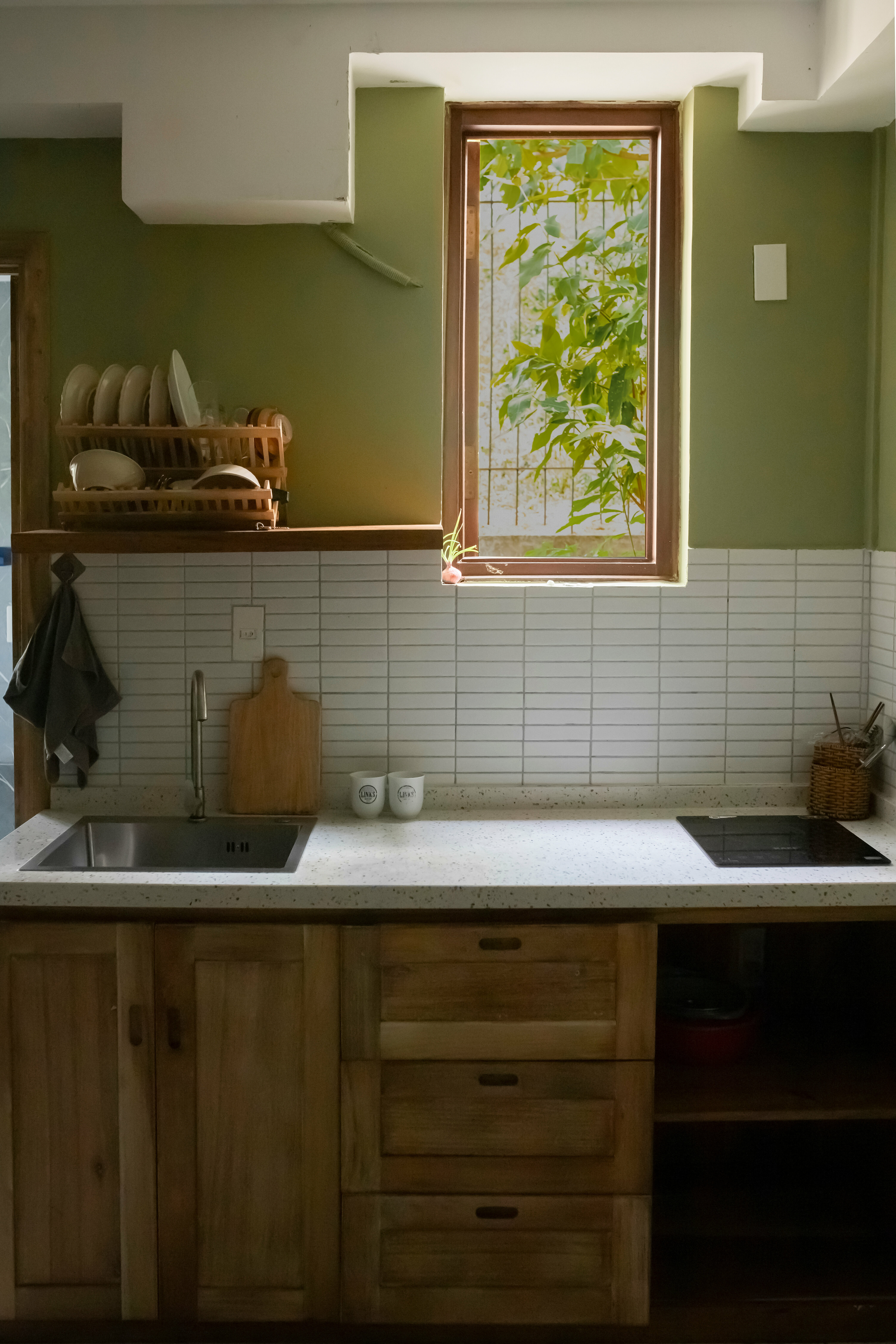 Номер-студия с видом на сад