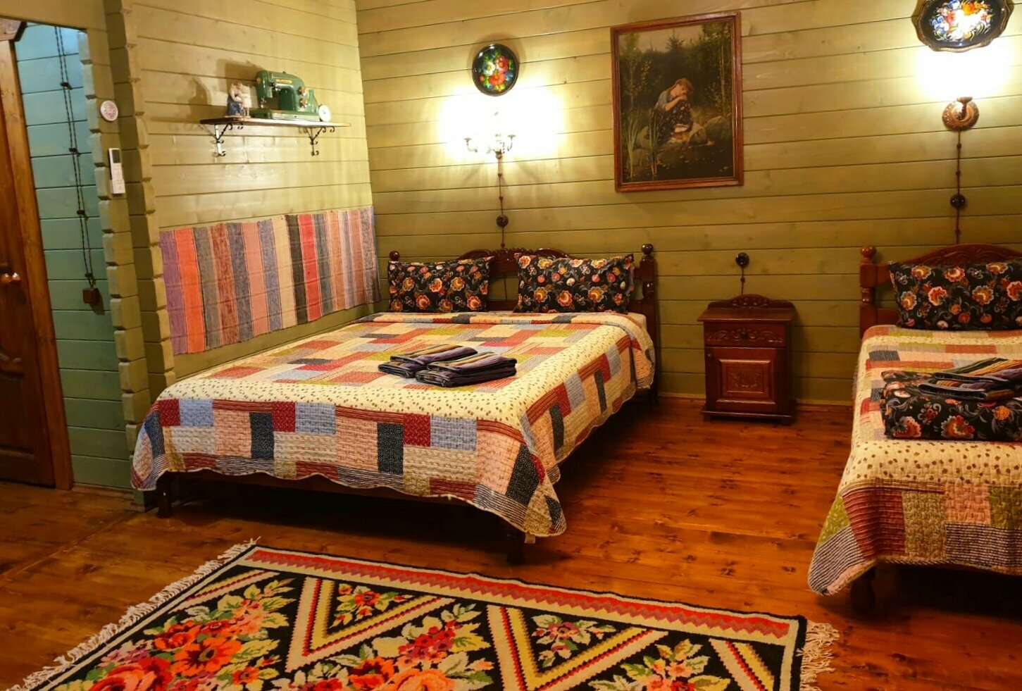 Однокомнатный люкс — домик с видом на территорию