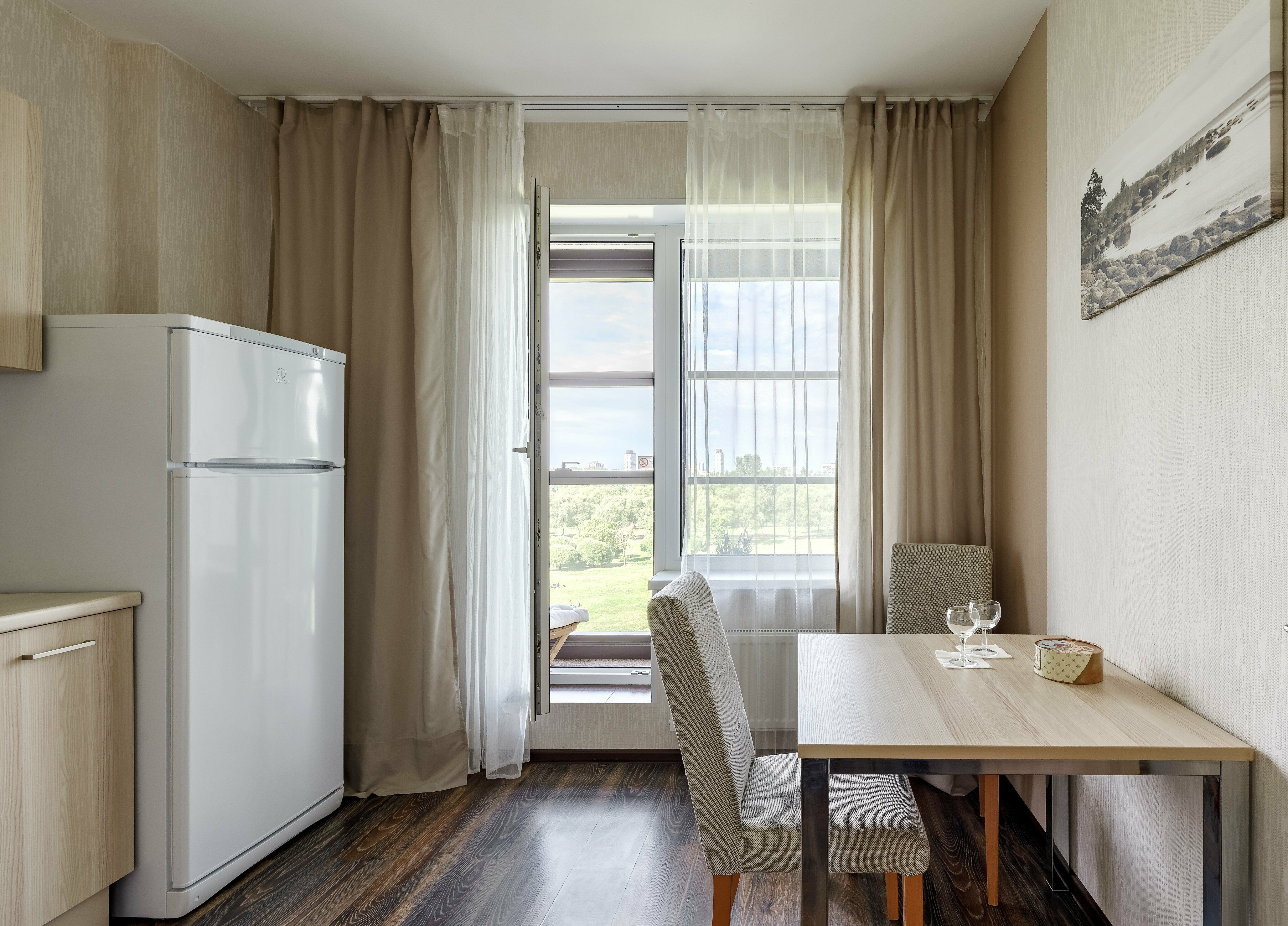 Однокомнатный апартаменты Кухня+Спальня