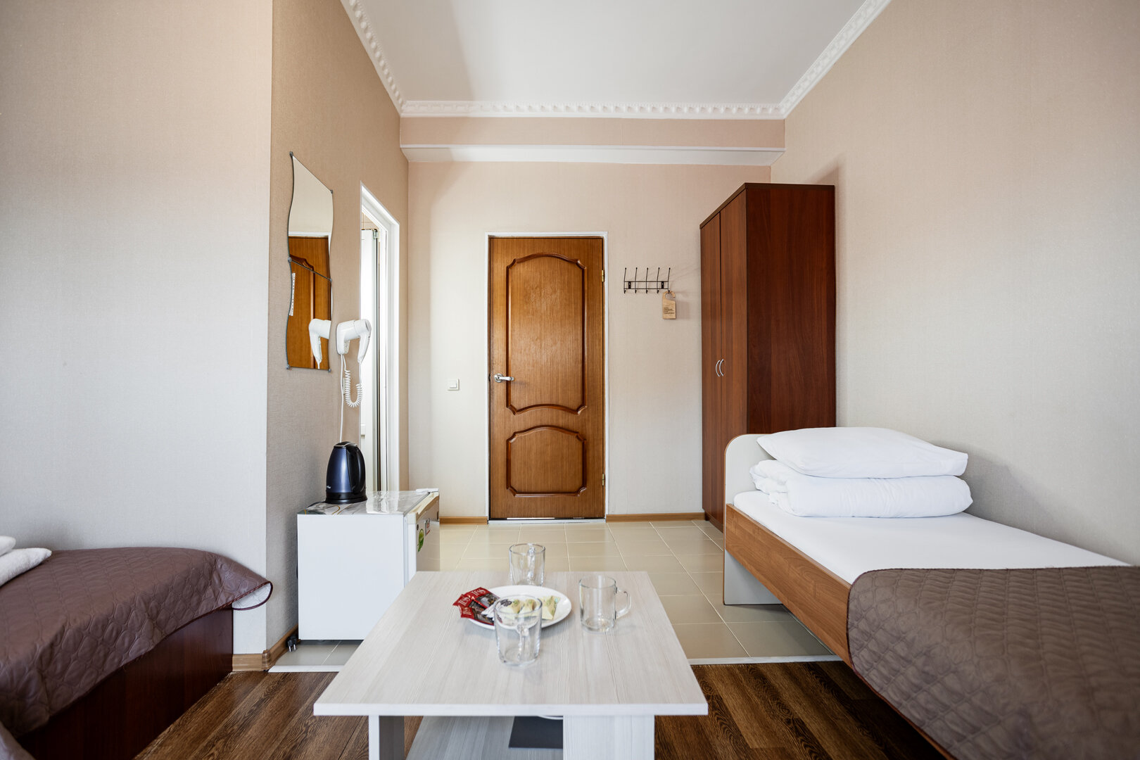 Трехместный номер с балконом