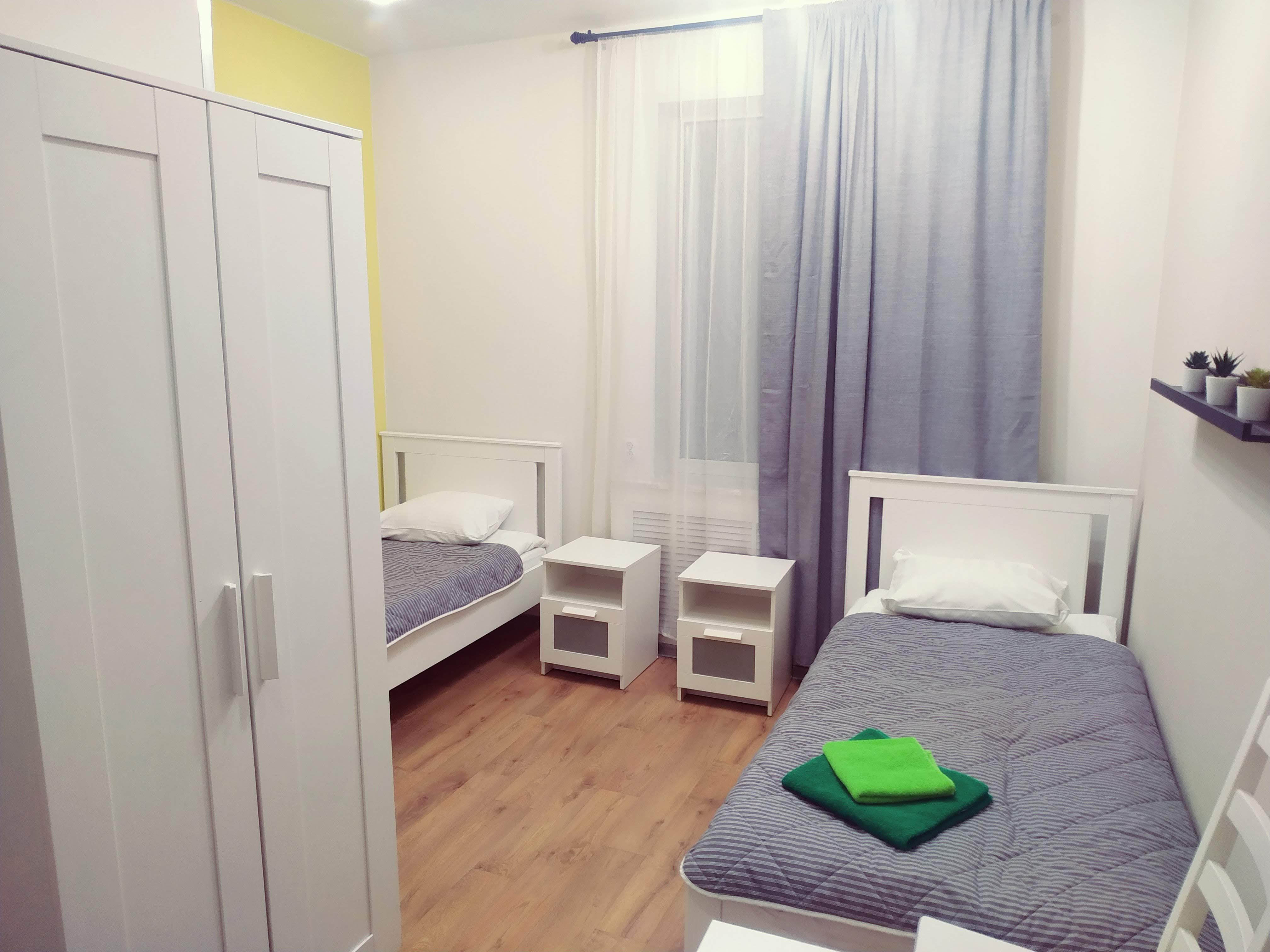 Двухместный номер с 2 отдельными кроватями, вид на сад