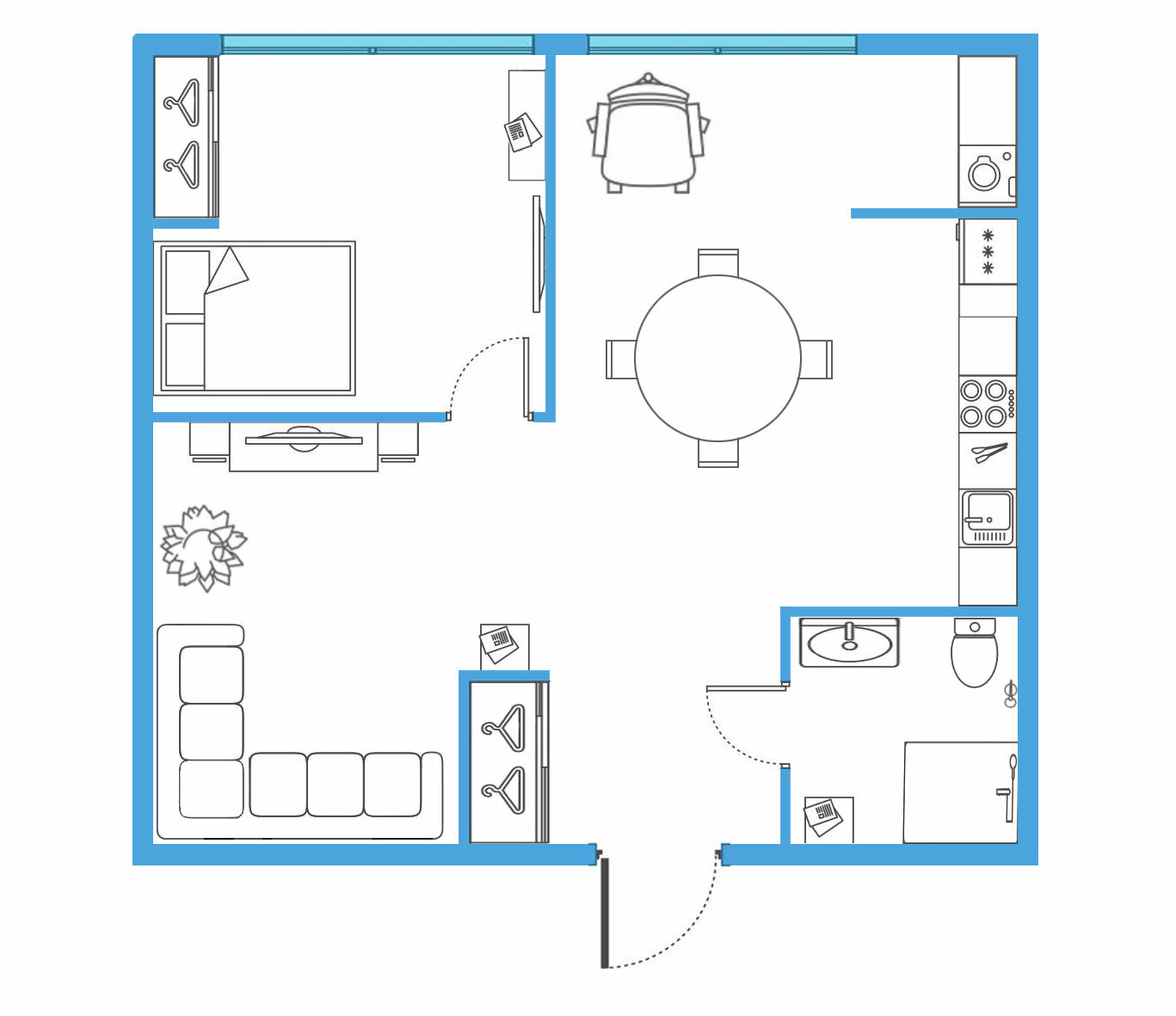 Дивный пляж