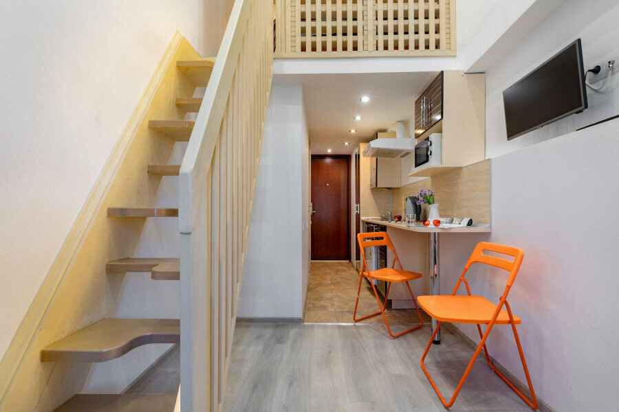 Двухуровневый номер-студия