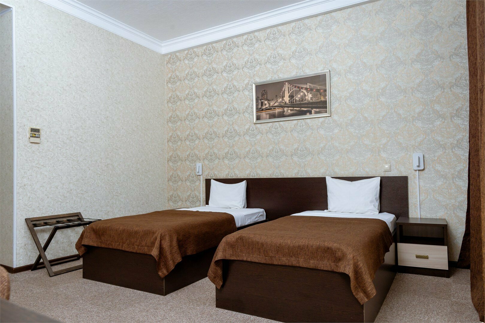 Двухместный номер с 2 отдельными кроватями, вид на море